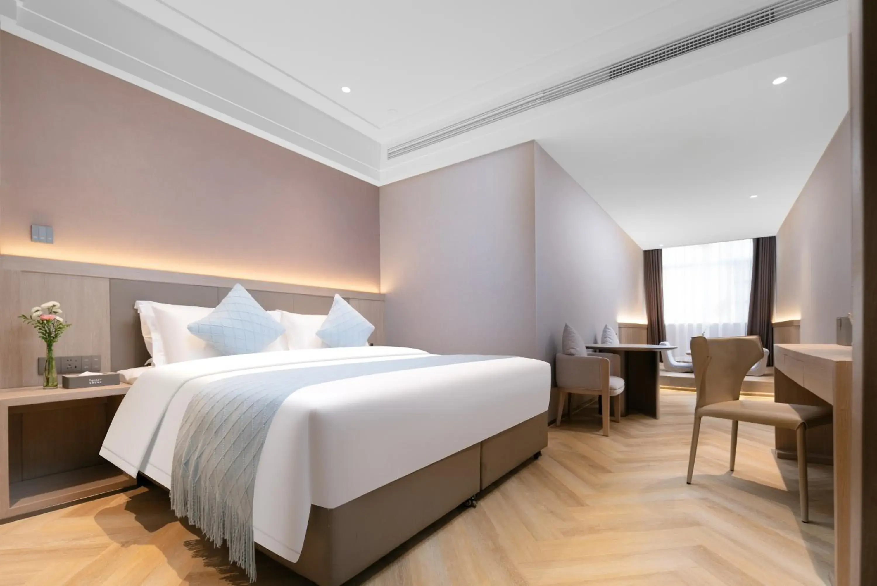 Bedroom, Bed in Ramada by Wyndham Wuhan Wangjiawan Bedroom, Bed in Ramada by Wyndham Wuhan Wangjiawan