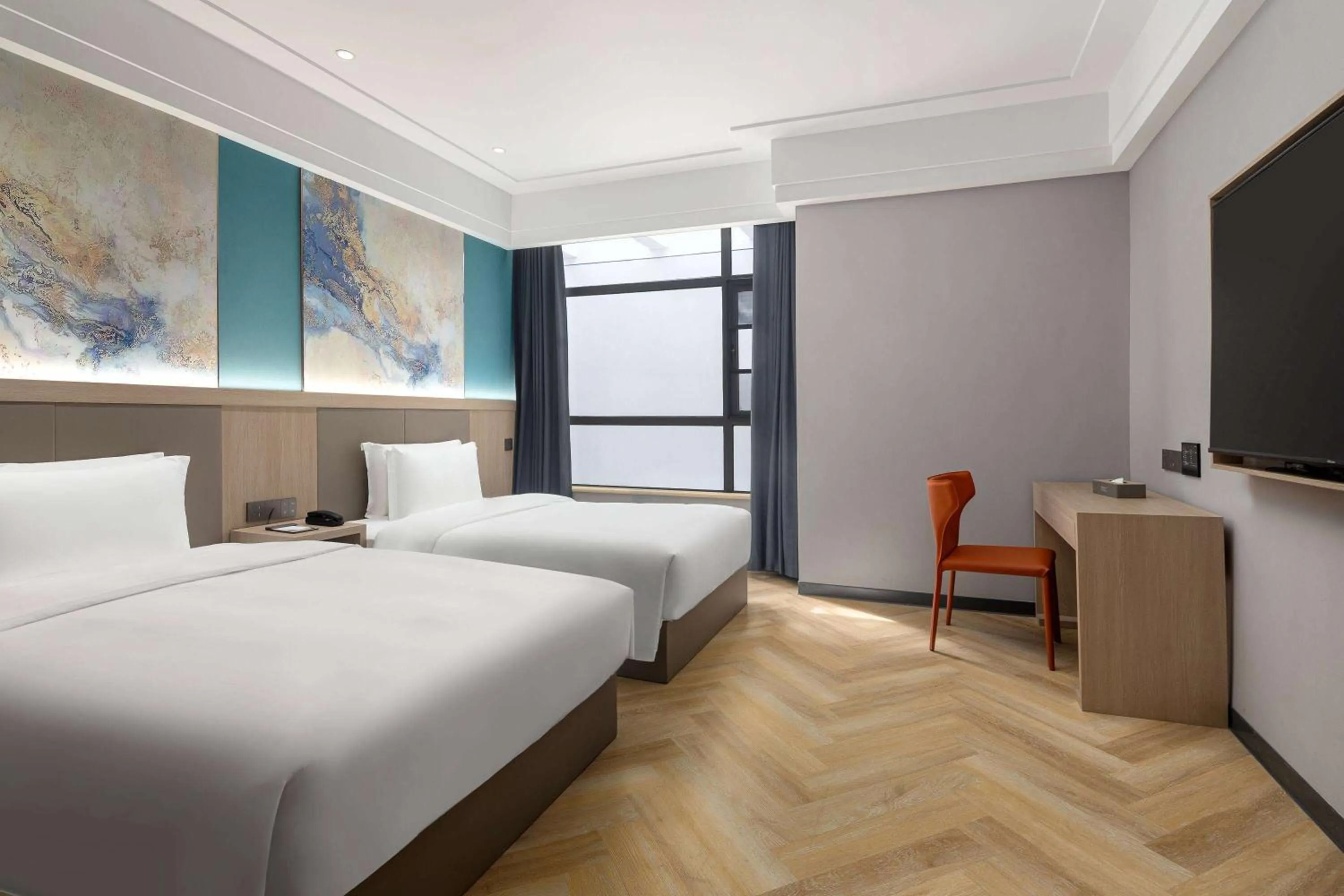 Photo of the whole room in Ramada by Wyndham Wuhan Wangjiawan