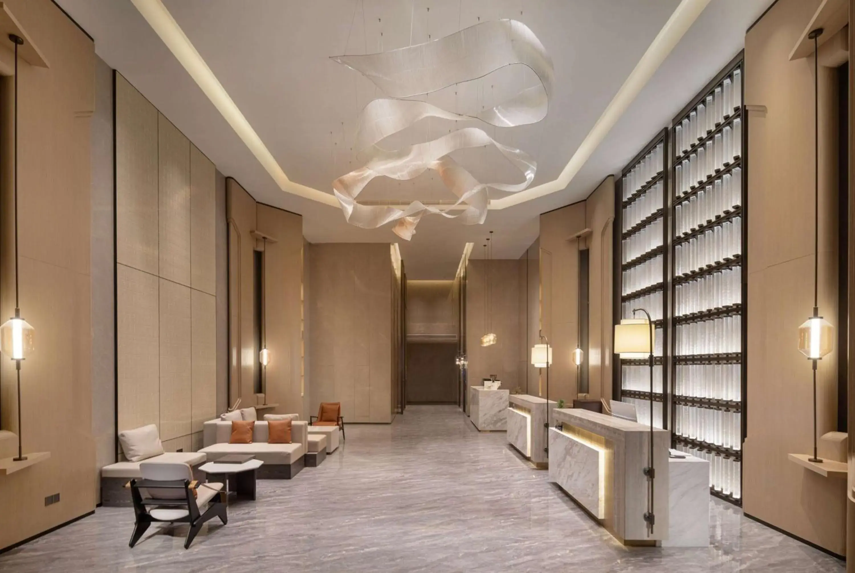 Lobby or reception in Ramada Encore by Wyndham Dongguan Chang an Lobby or reception in Ramada Encore by Wyndham Dongguan Chang an