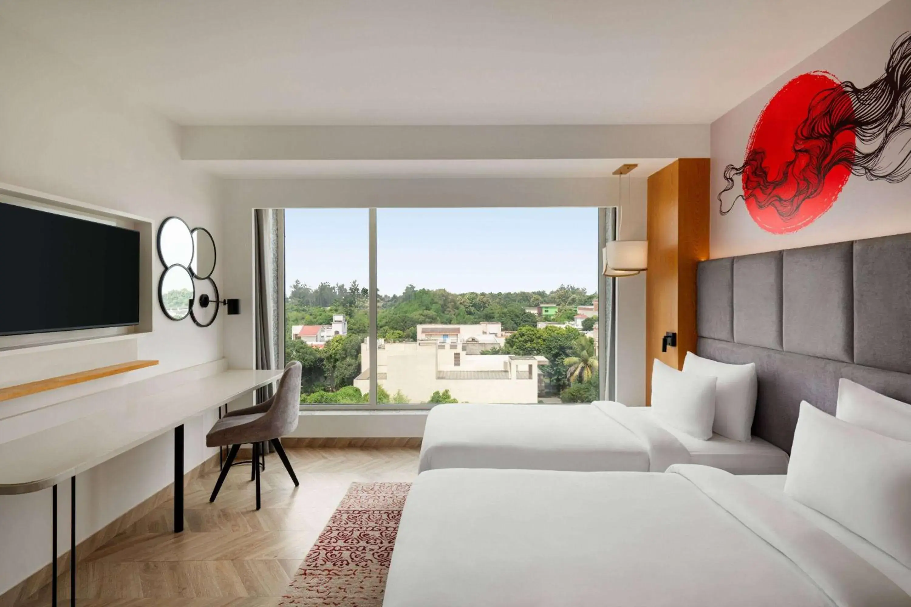 Photo of the whole room, Bed in Ramada by Wyndham Gorakhpur Gorakhnath Mandir Road Photo of the whole room, Bed in Ramada by Wyndham Gorakhpur Gorakhnath Mandir Road