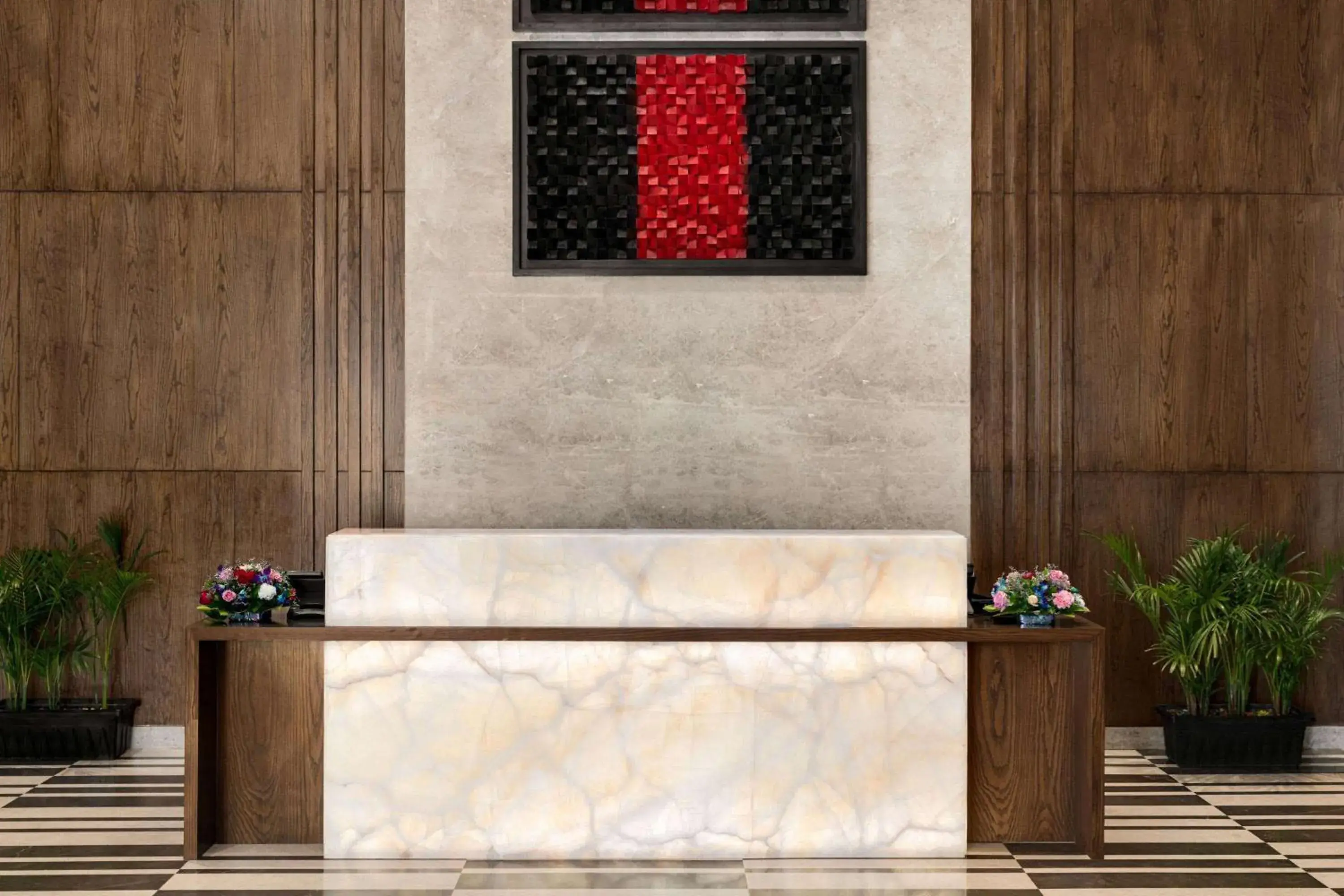 Lobby or reception in Ramada by Wyndham Gorakhpur Gorakhnath Mandir Road Lobby or reception in Ramada by Wyndham Gorakhpur Gorakhnath Mandir Road