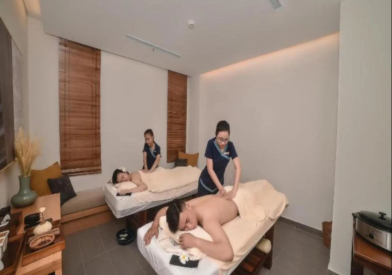 People in Ocean Beach Resort Da Nang