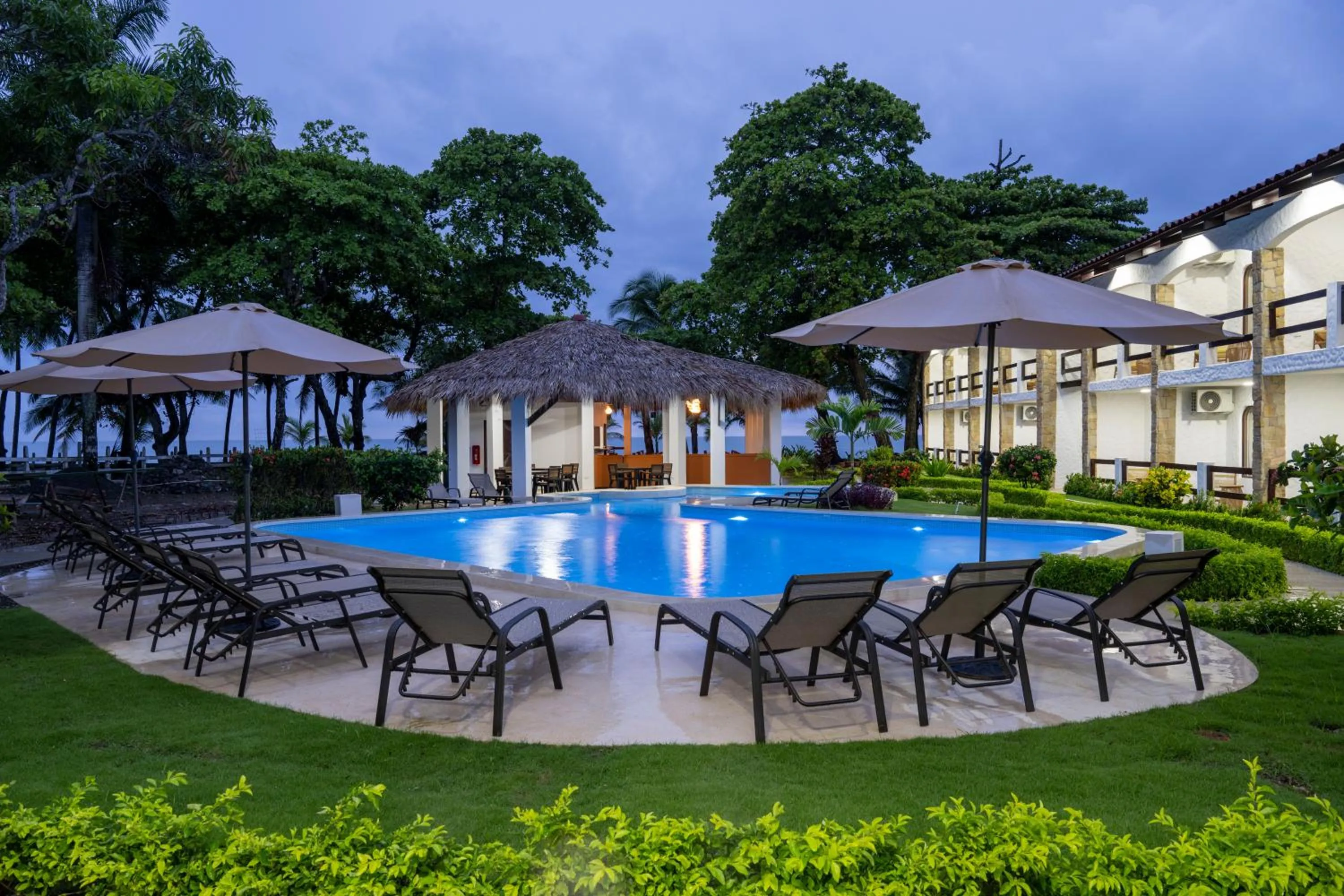 Pool view in Fuego del Sol Beachfront Hotel