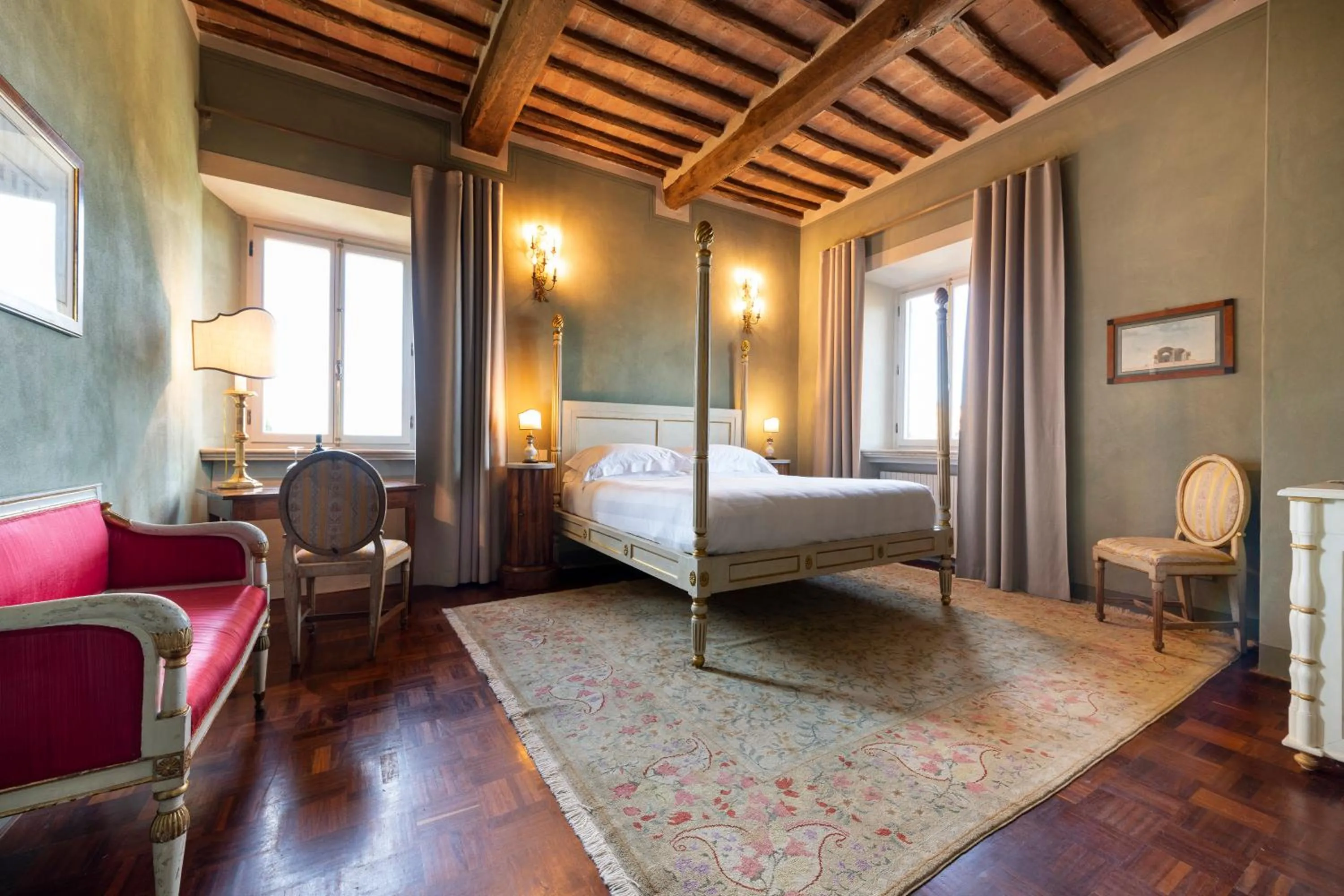 Bed in Villa Le Prata - Residenza del Vescovo - Cantina & Relais