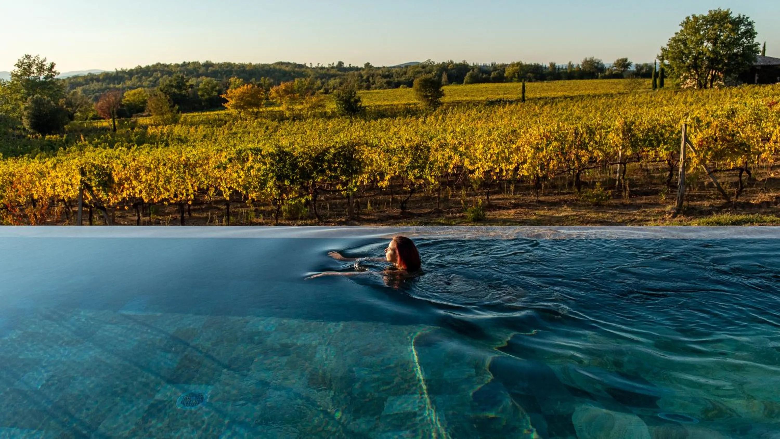 Swimming pool in Villa Le Prata - Residenza del Vescovo - Cantina & Relais