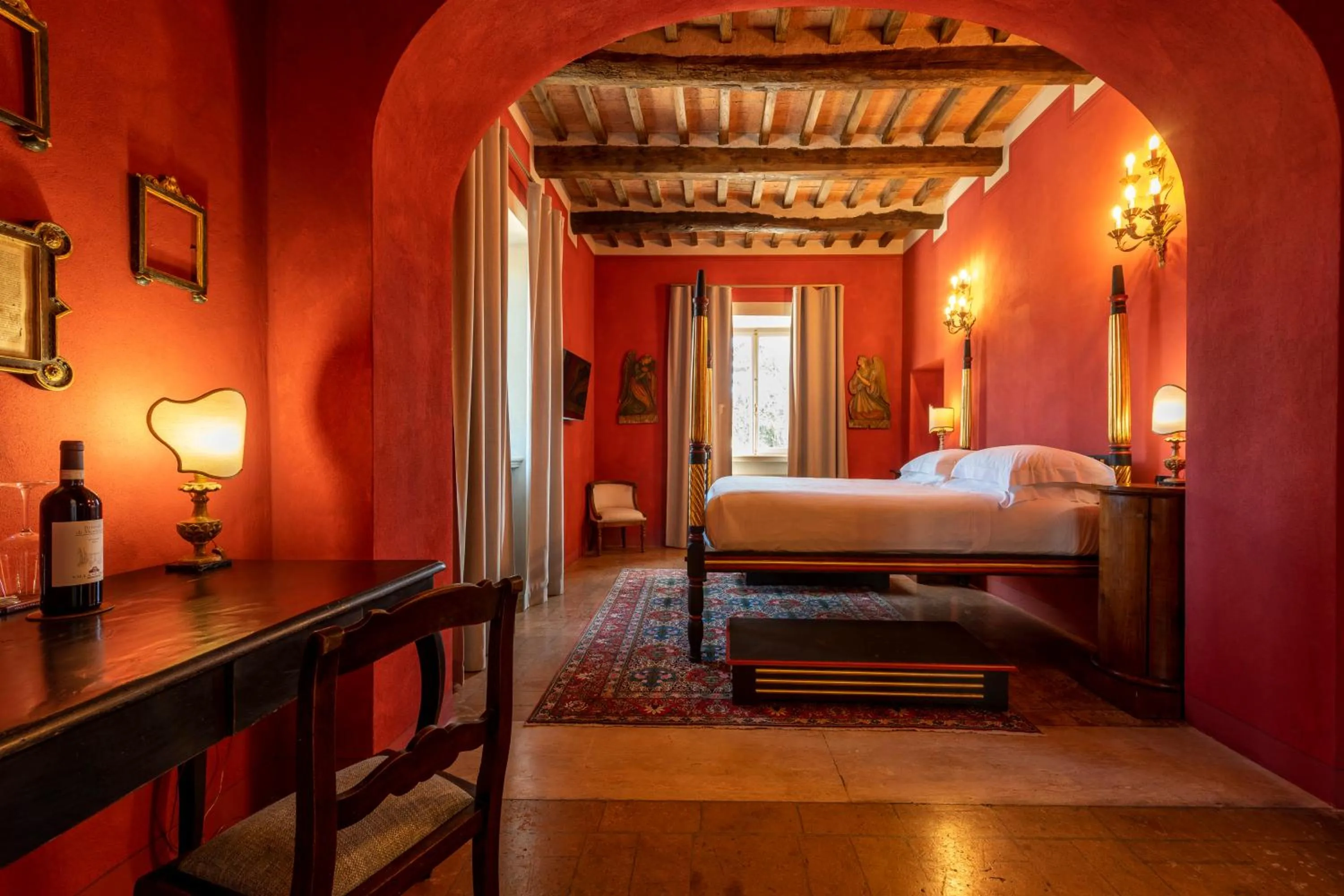 Bed in Villa Le Prata - Residenza del Vescovo - Cantina & Relais