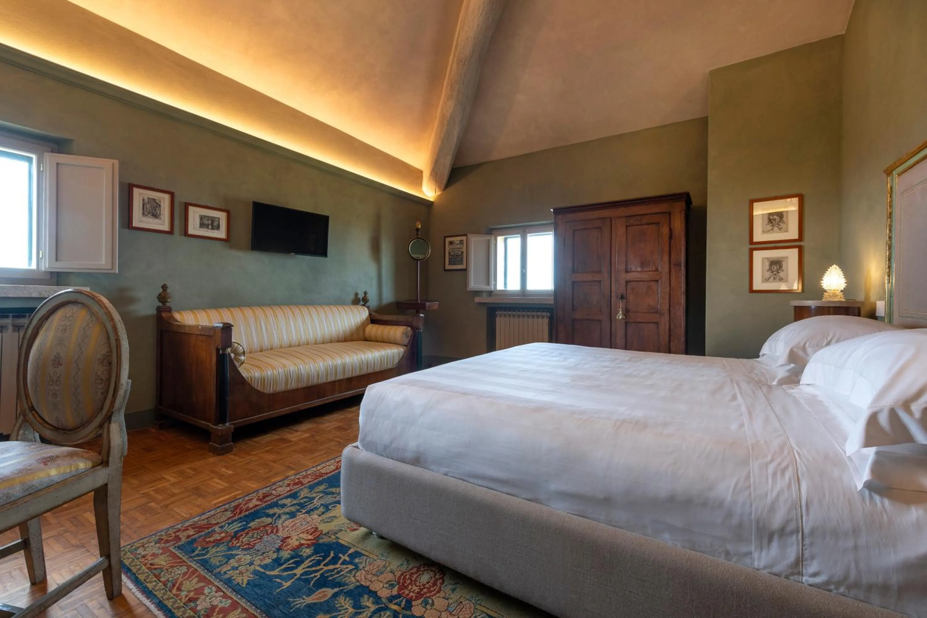Bedroom, Bed in Villa Le Prata - Residenza del Vescovo - Cantina & Relais