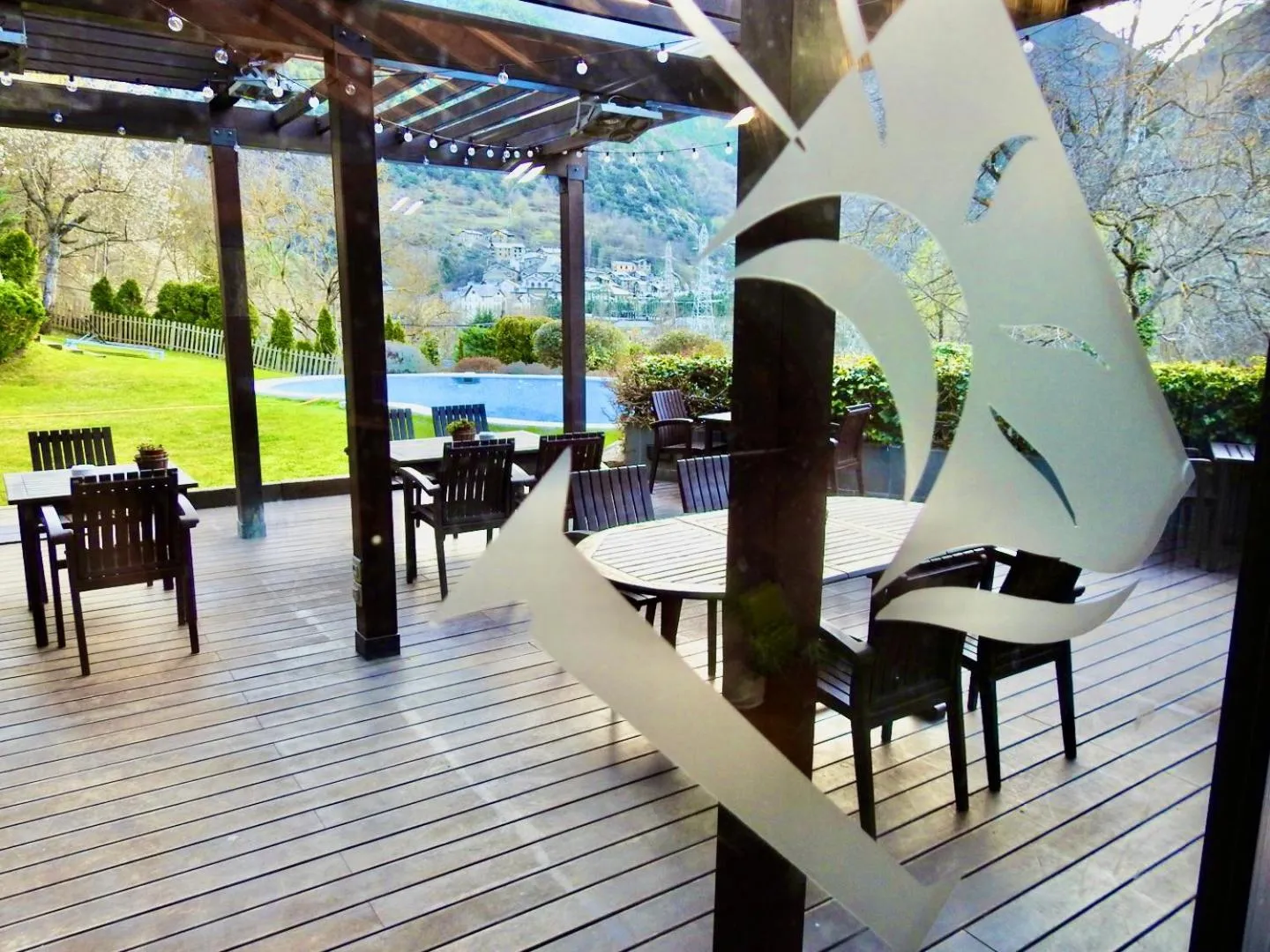 Patio in Hotel Riberies & Spa by RdA Hotels