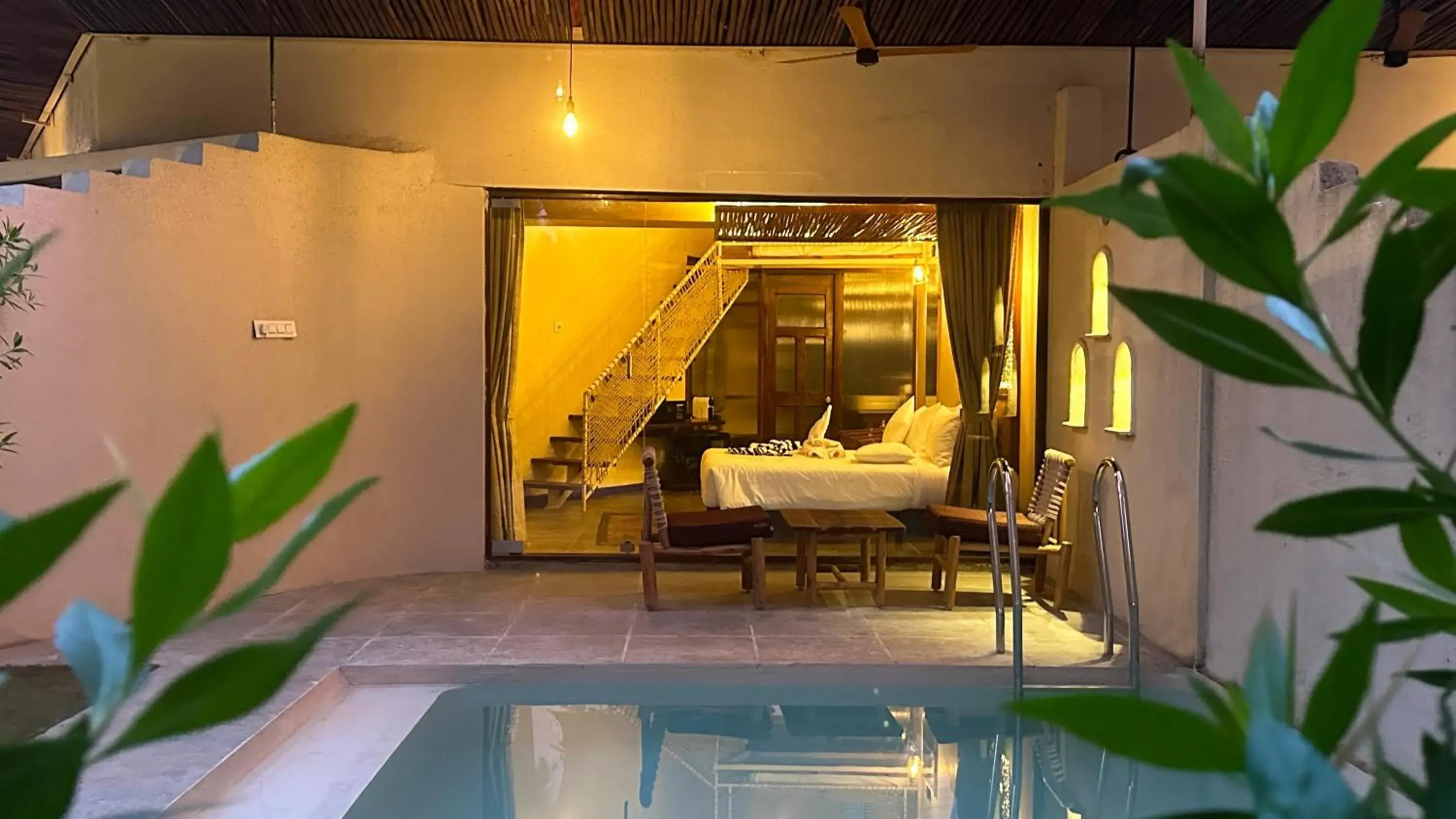 Pool view in Avhyay Resort Pool view in Avhyay Resort