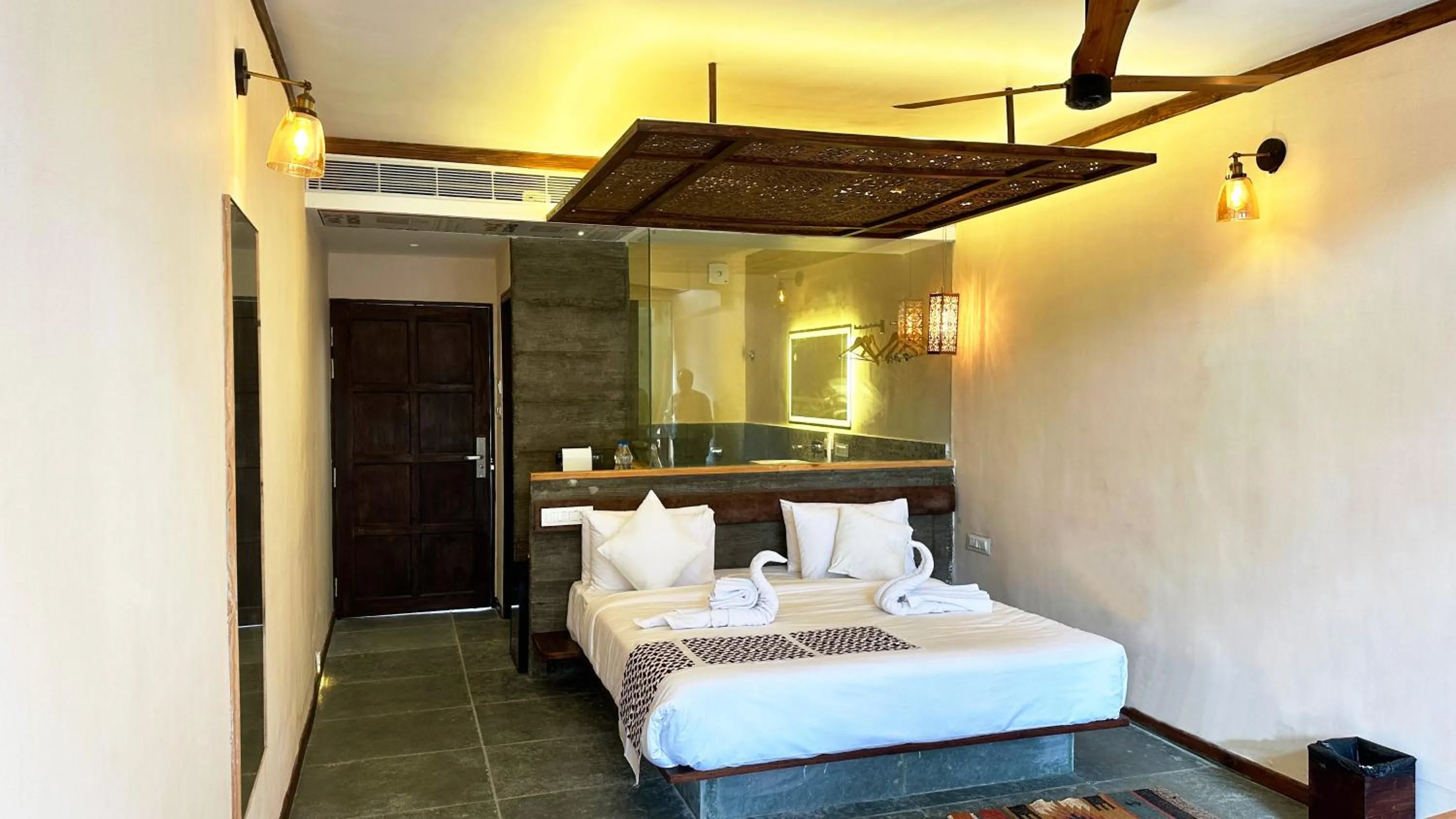 Bedroom, Bed in Avhyay Resort