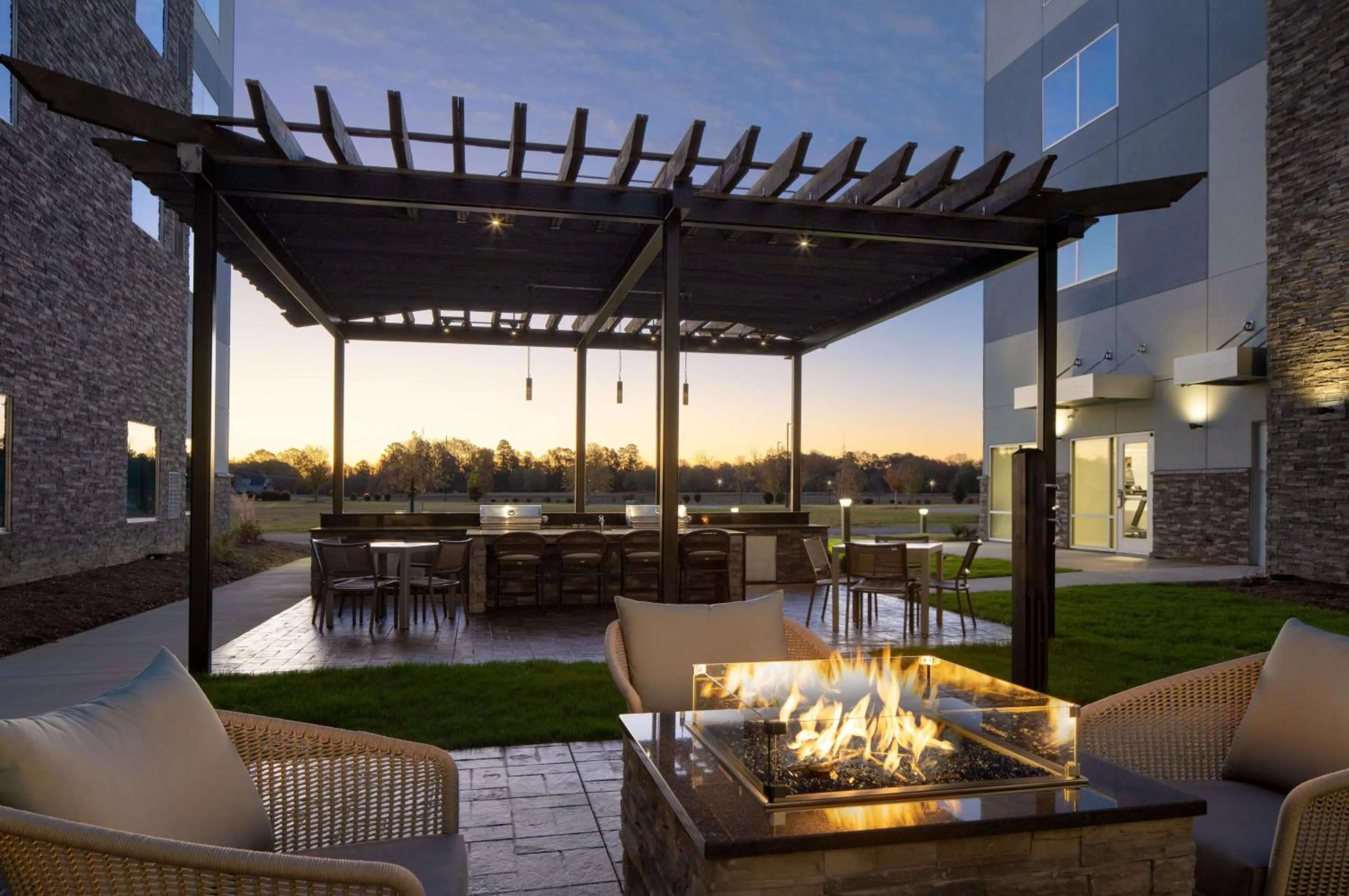 Patio in Homewood Suites By Hilton Goldsboro