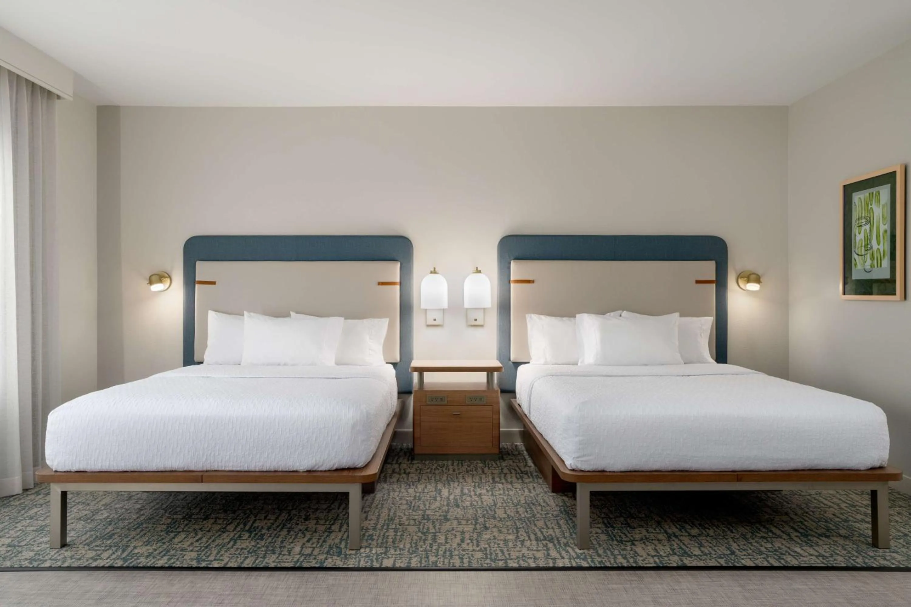 Bed in Homewood Suites By Hilton Goldsboro