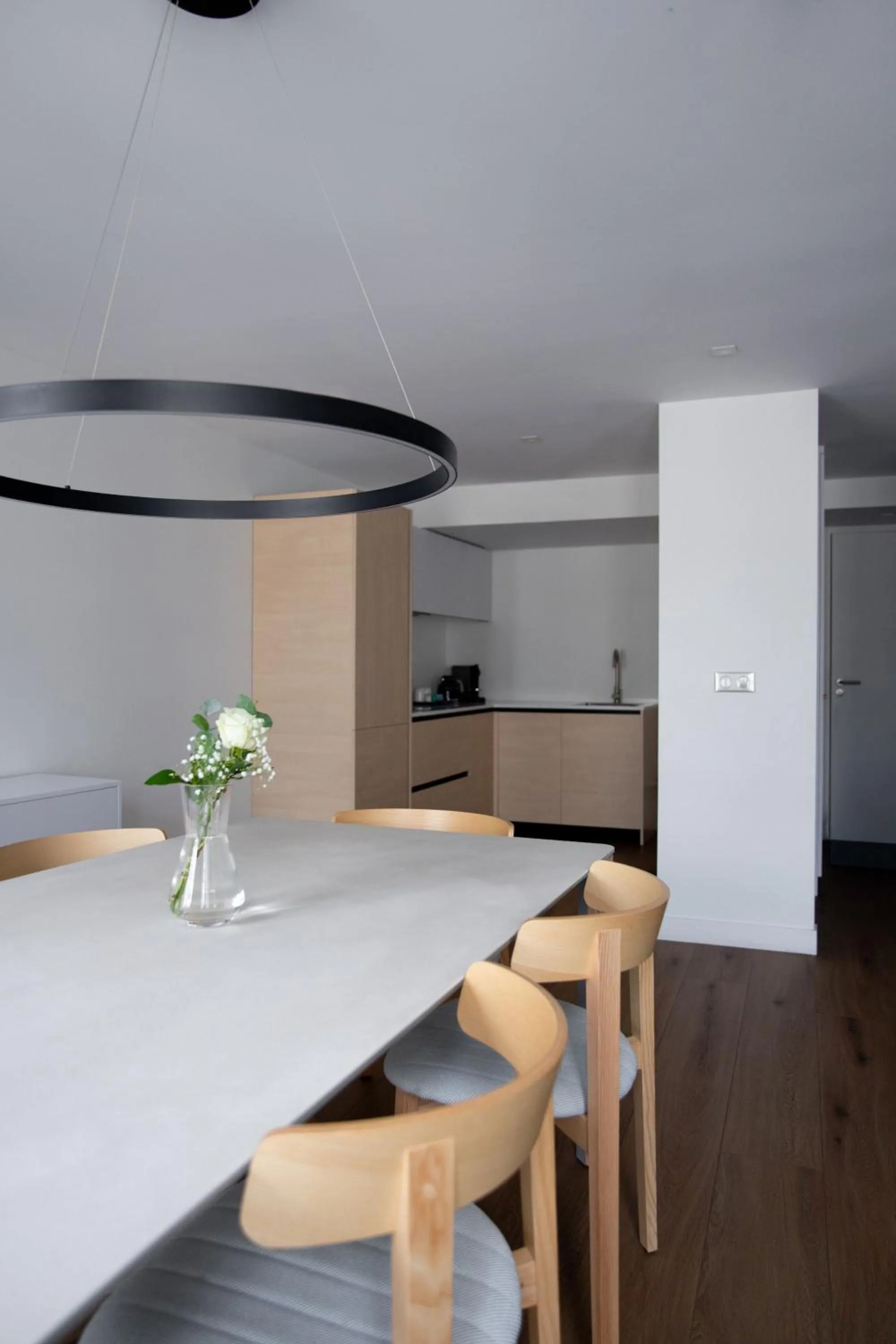 Kitchen or kitchenette in Hotel Leev Victoire & Spa