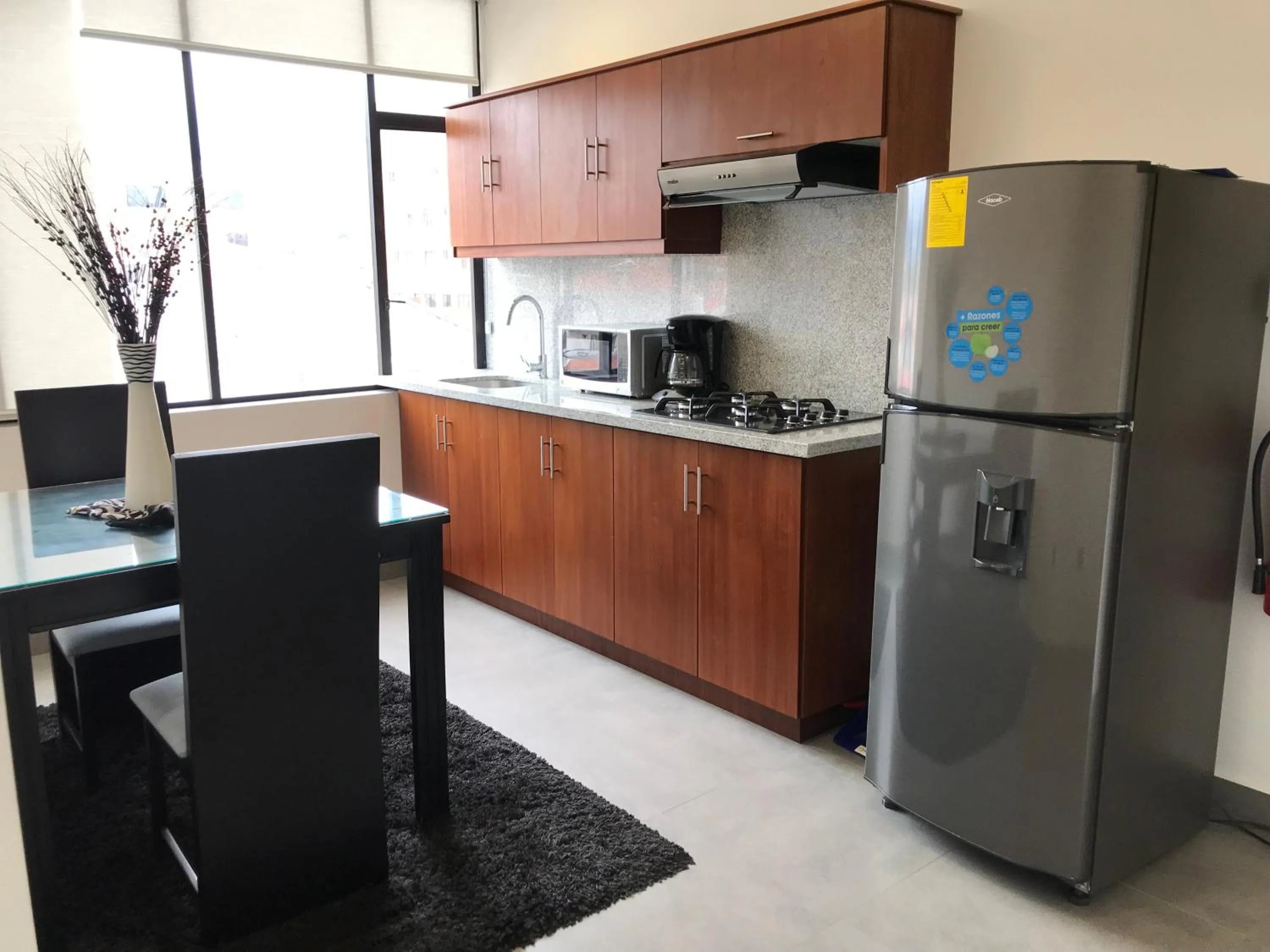 Kitchen or kitchenette in Hotel Terra Sur Cuenca