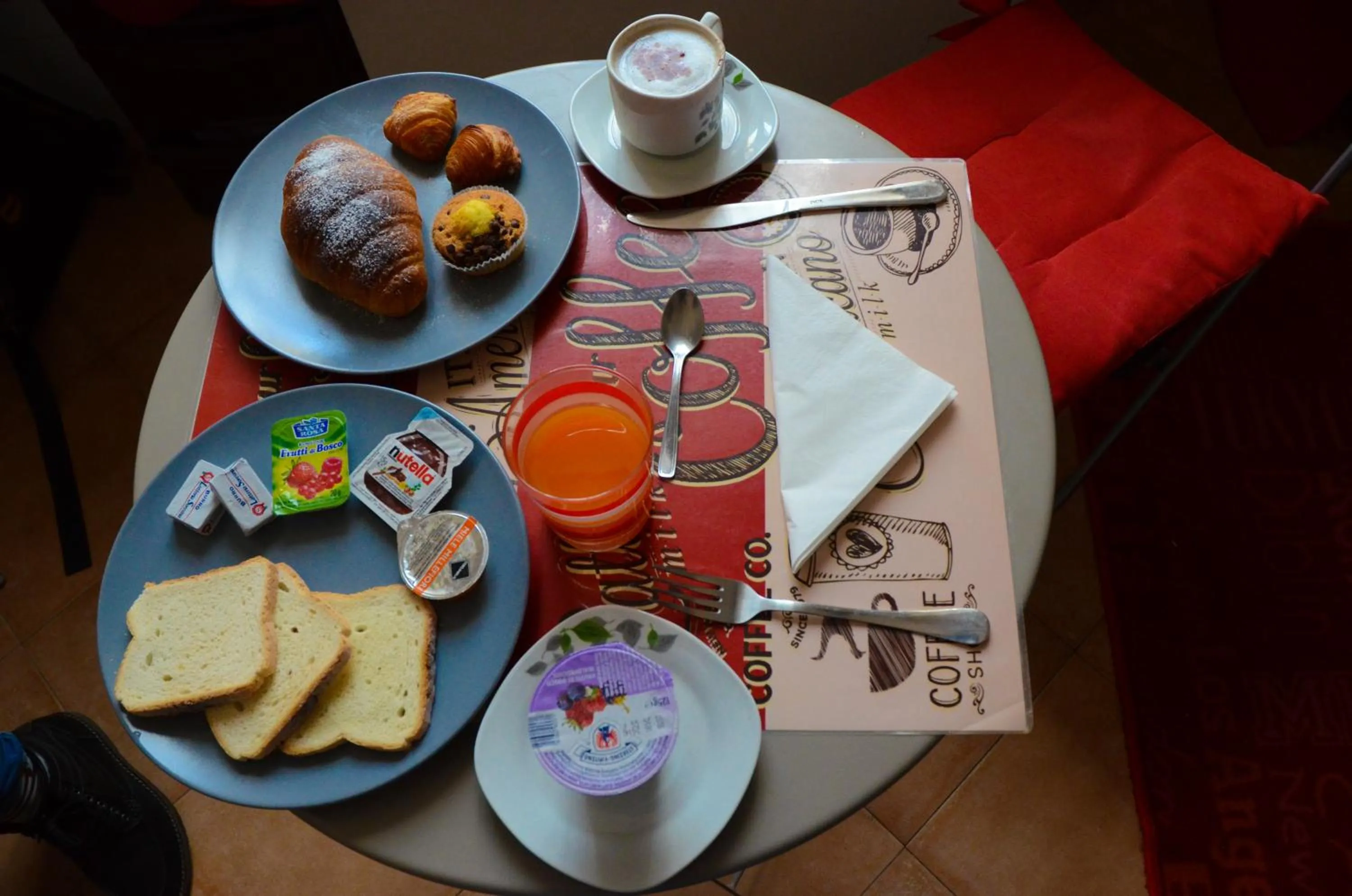 Food close-up in B&B Tecla