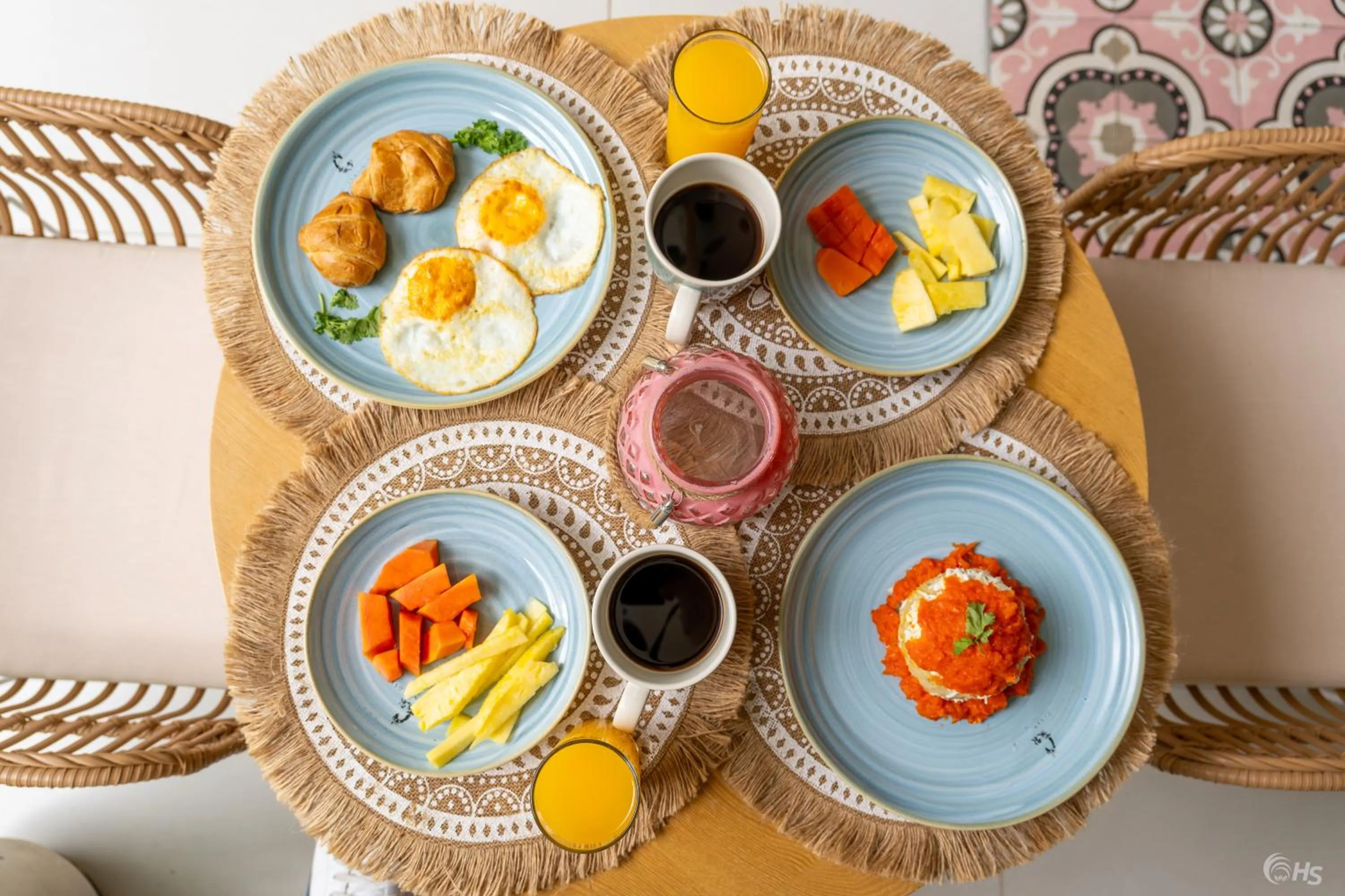 Breakfast in Casana Rosa Hotel