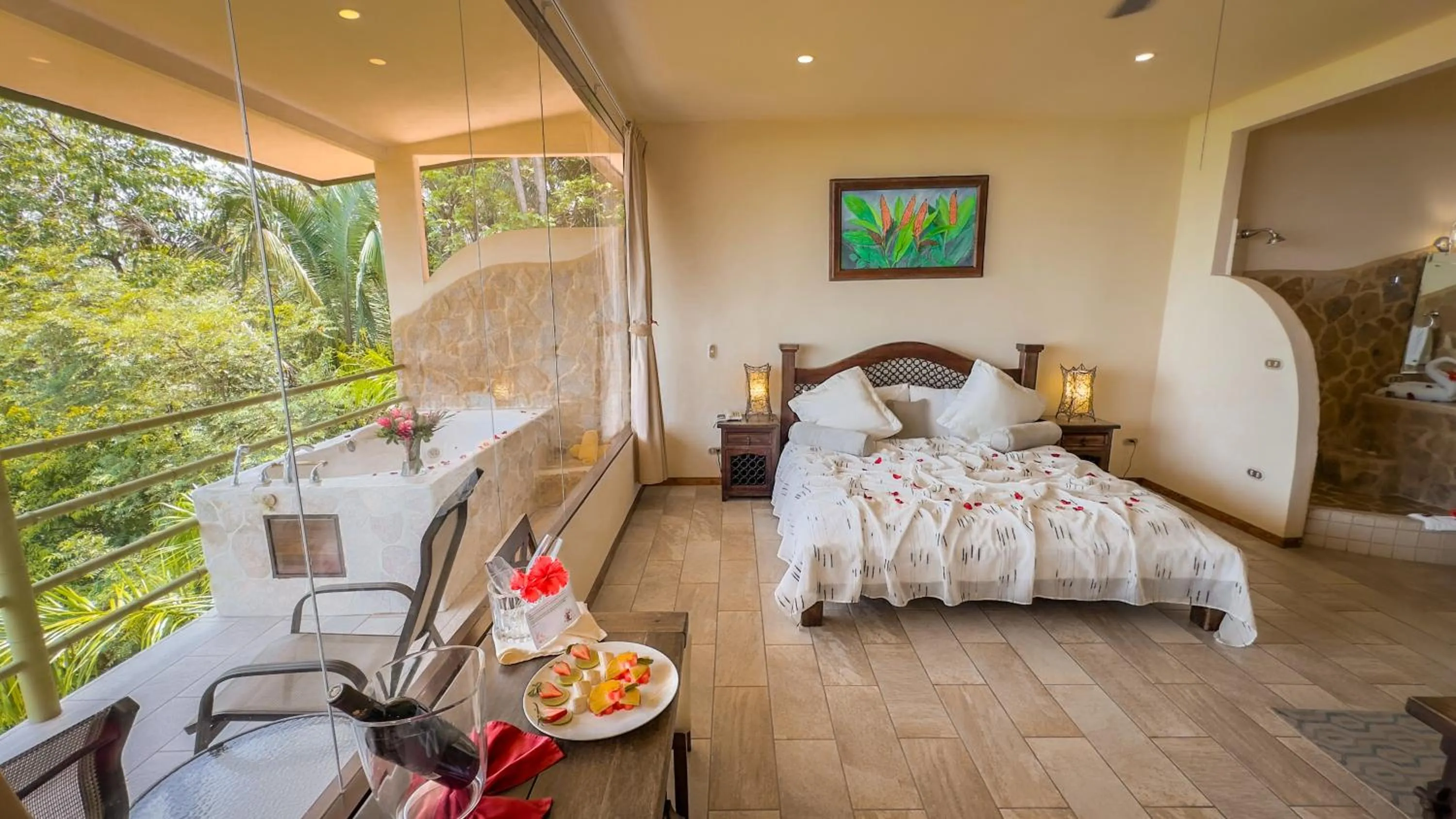 Balcony/Terrace, Bed in Issimo Suites (Adults Only)