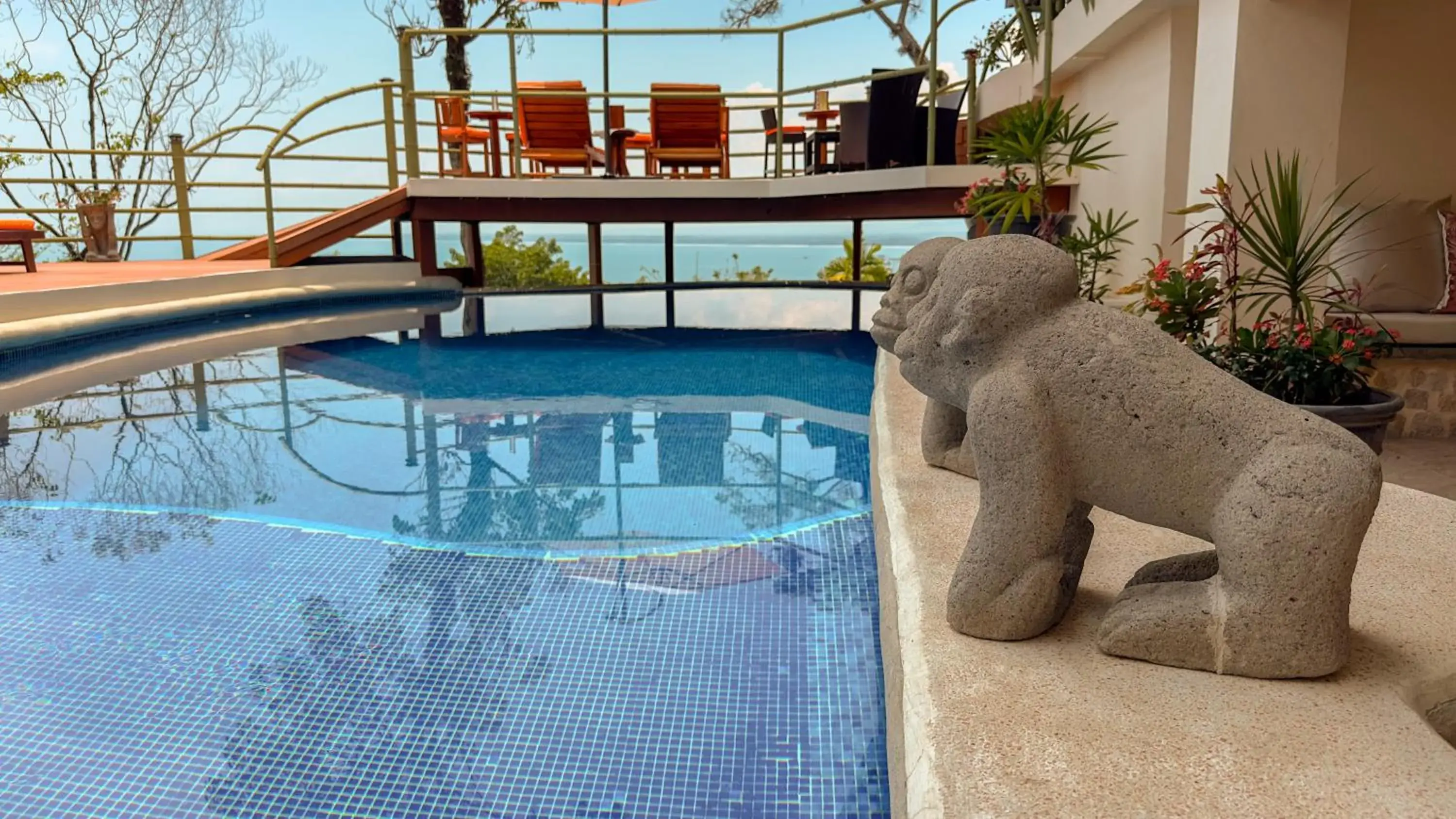 Pool view in Issimo Suites (Adults Only) Pool view in Issimo Suites (Adults Only)