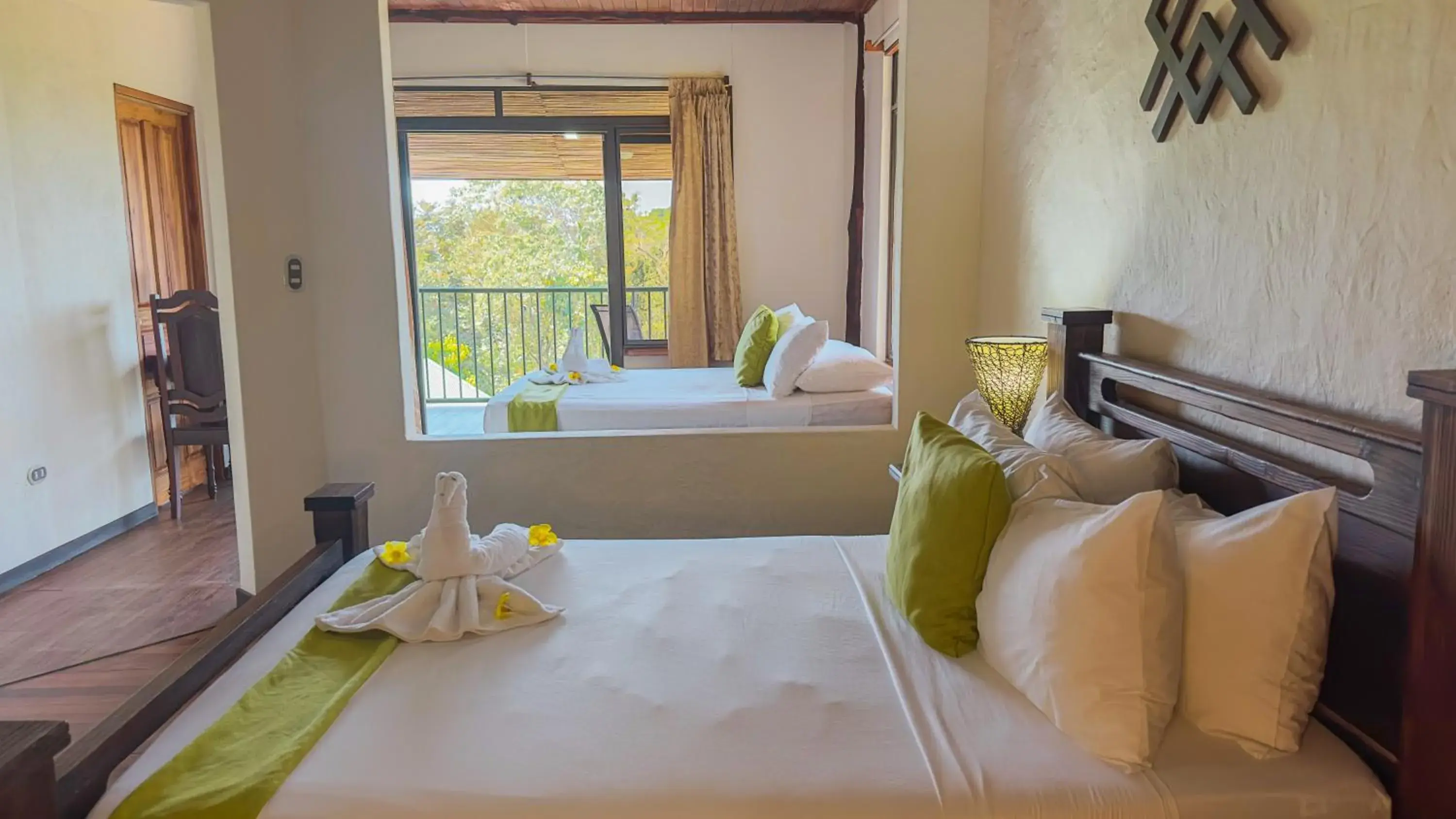 Bed in Tabulia Tree Hotel and Villas Bed in Tabulia Tree Hotel and Villas