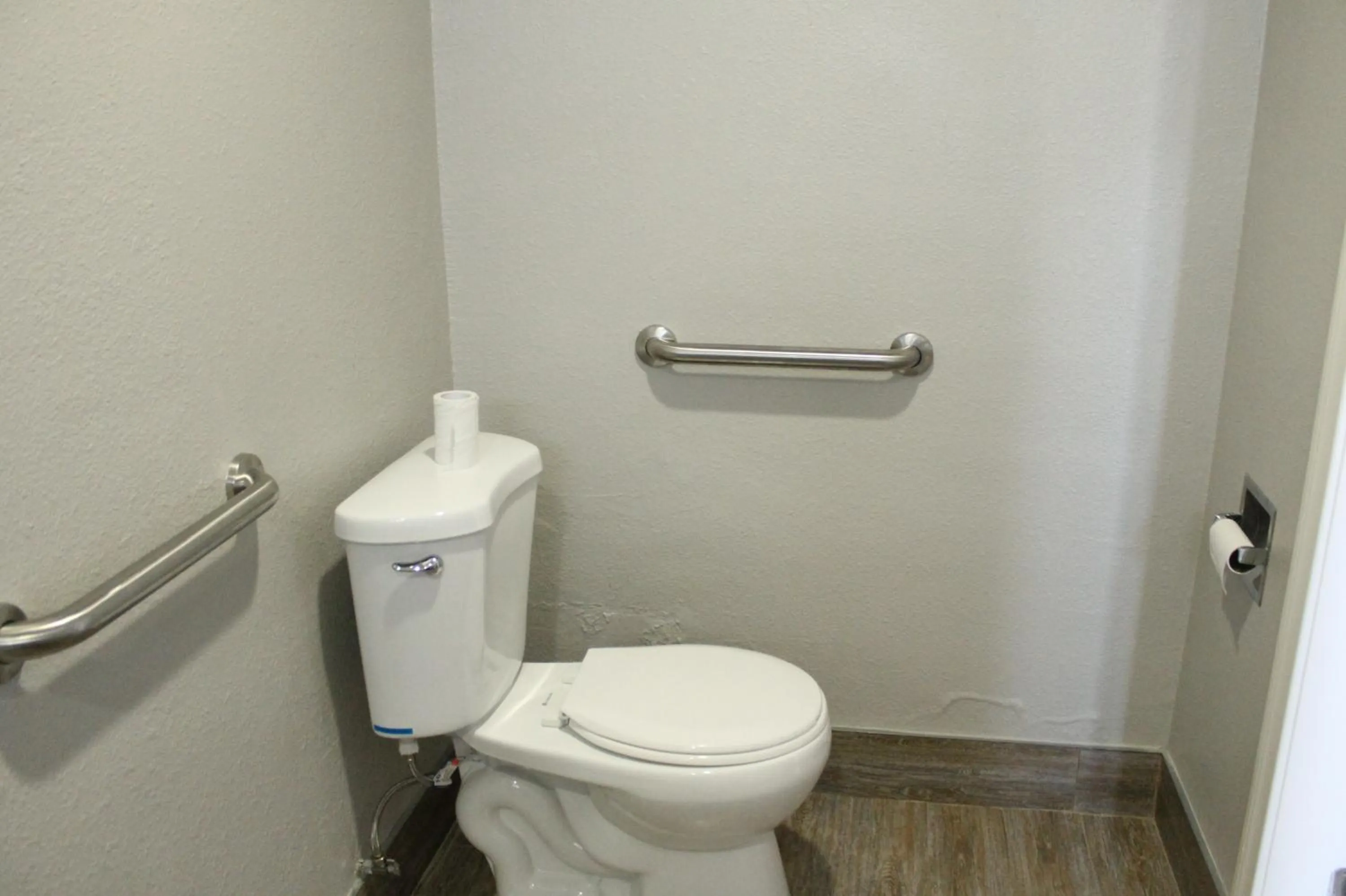 Toilet in Town House Motel