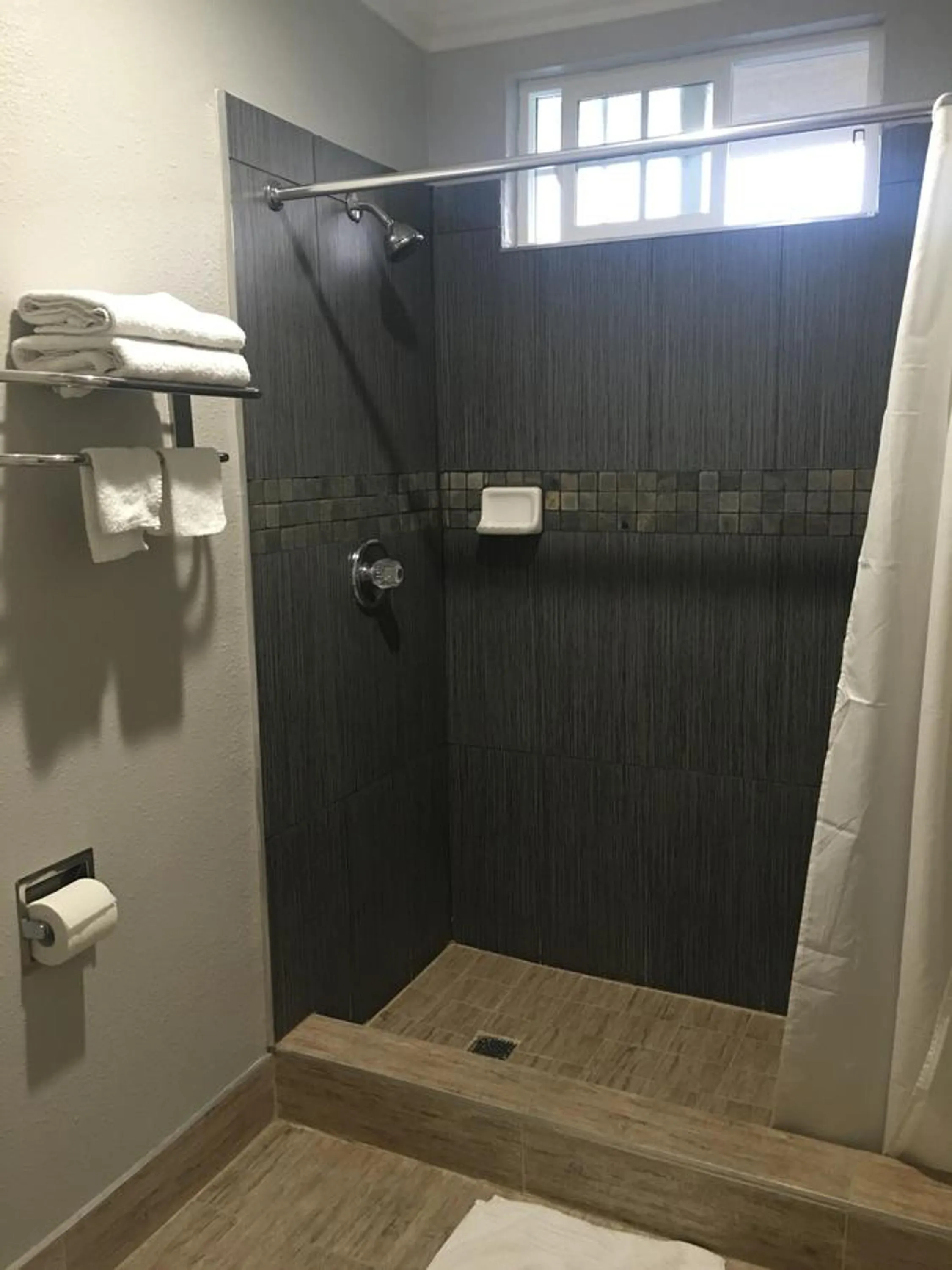 Shower in Town House Motel
