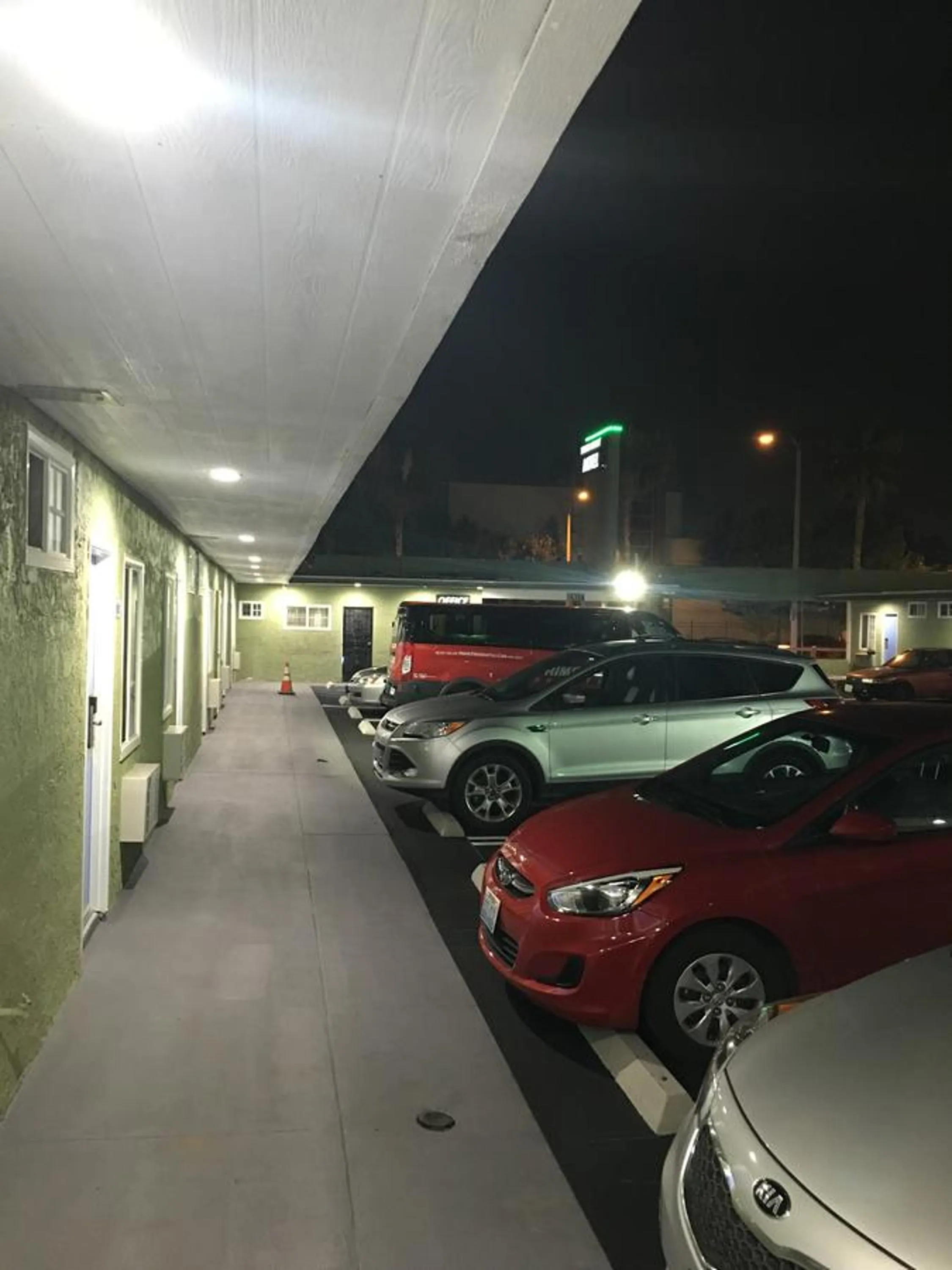 Night in Town House Motel