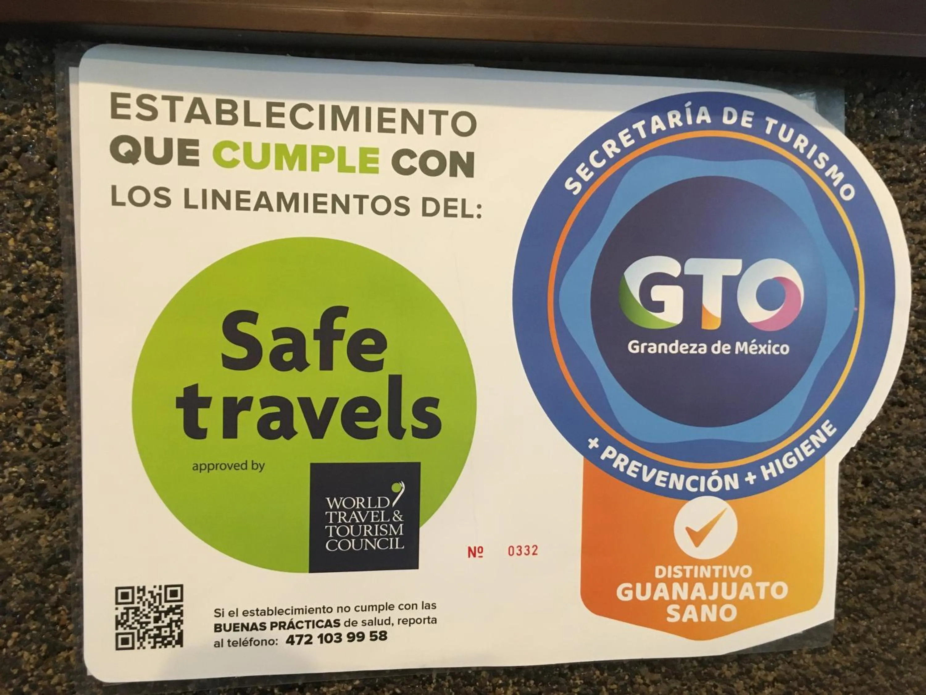 Certificate/Award in Hotel Flamingo Kristal