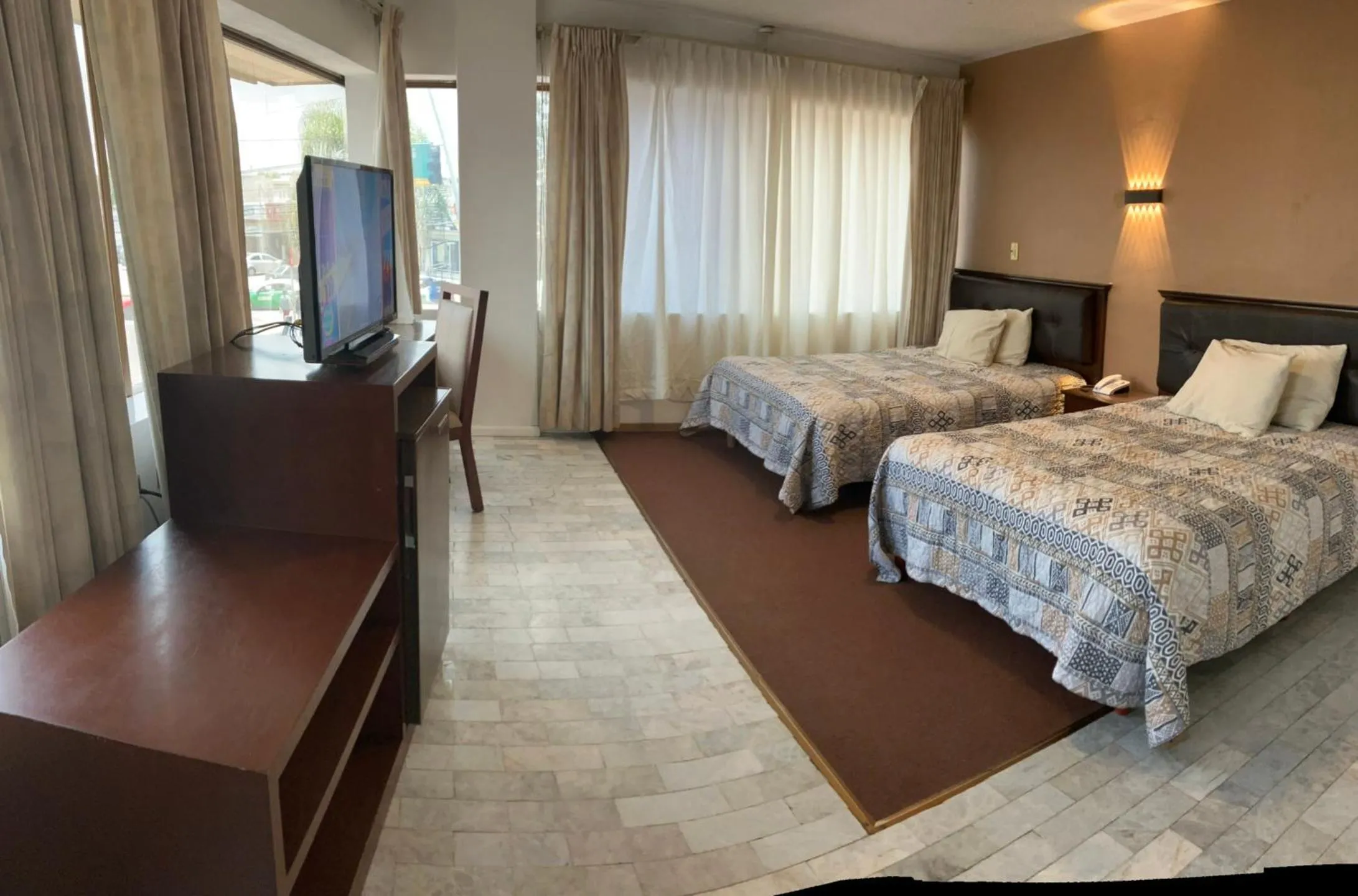 Bed in Hotel Flamingo Kristal