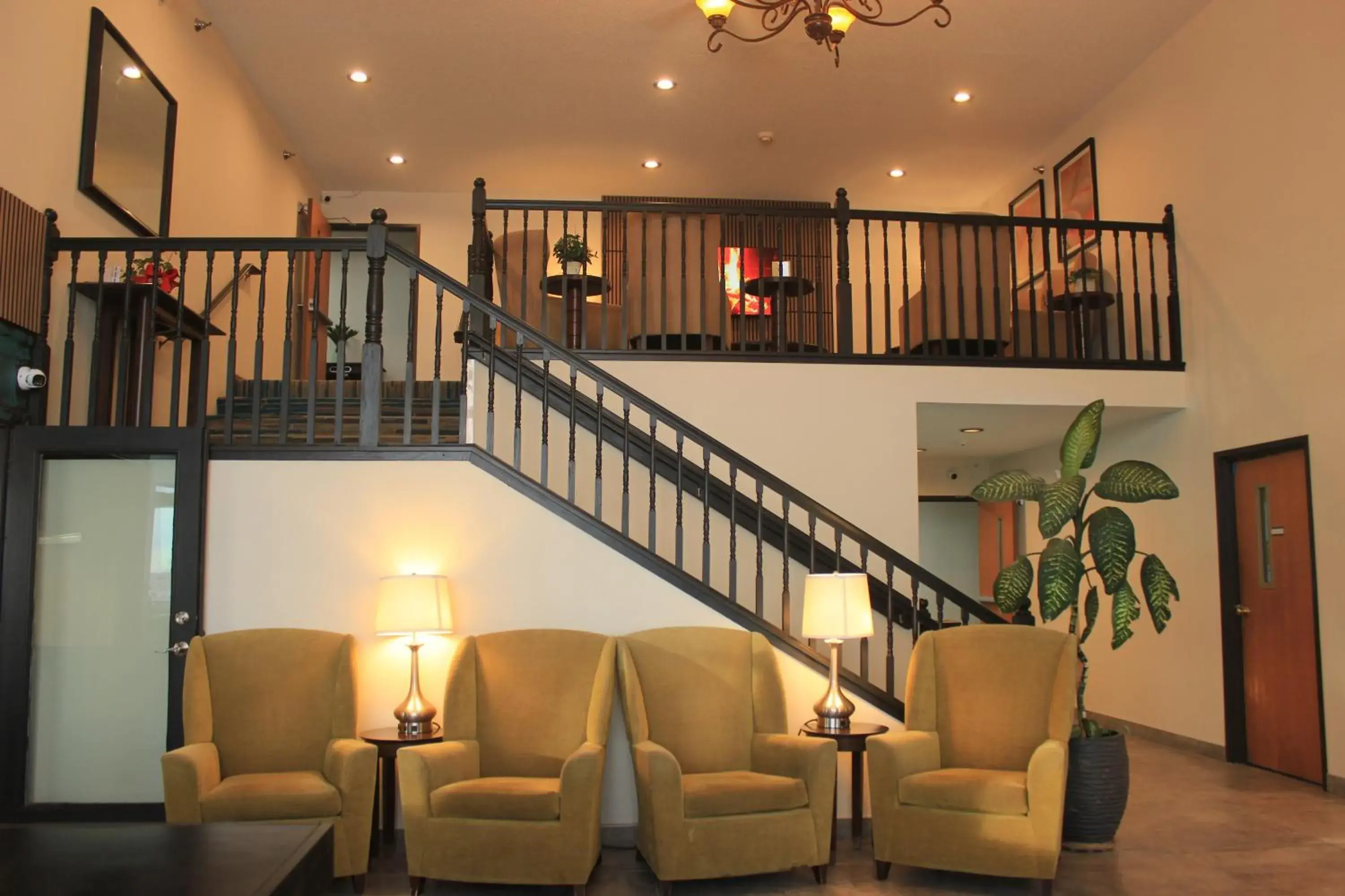 Lobby or reception in Alliance Hotel & Suites, a Howard Johnson by Wyndham Lobby or reception in Alliance Hotel & Suites, a Howard Johnson by Wyndham