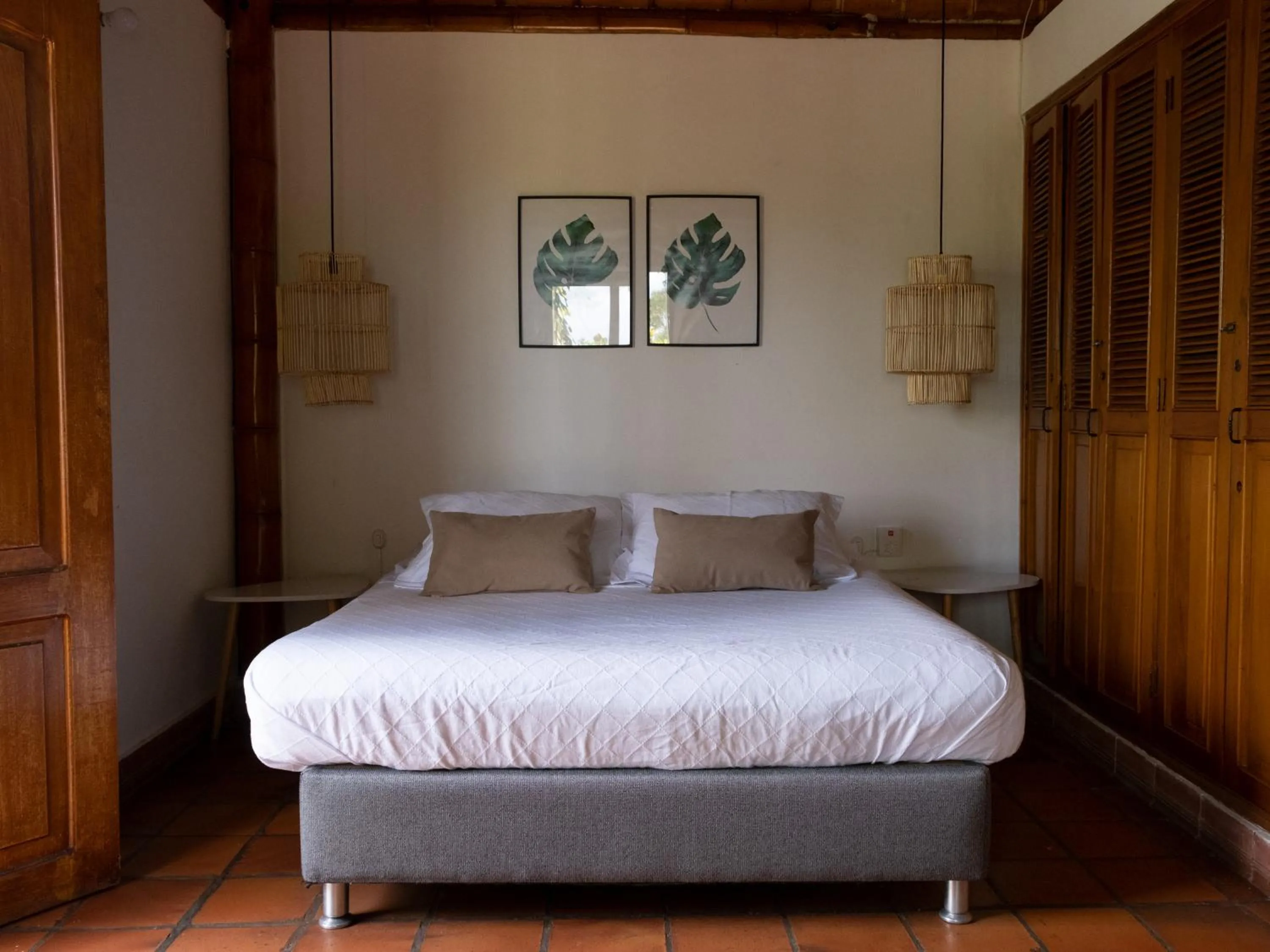 Double Room with Balcony in Finca Hotel Santana