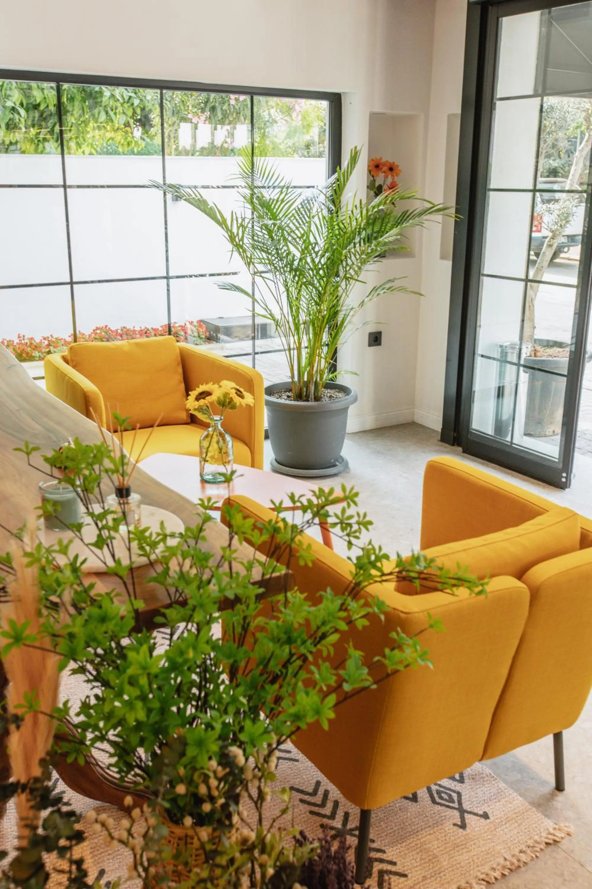 Seating area in Ella Suites Hotel