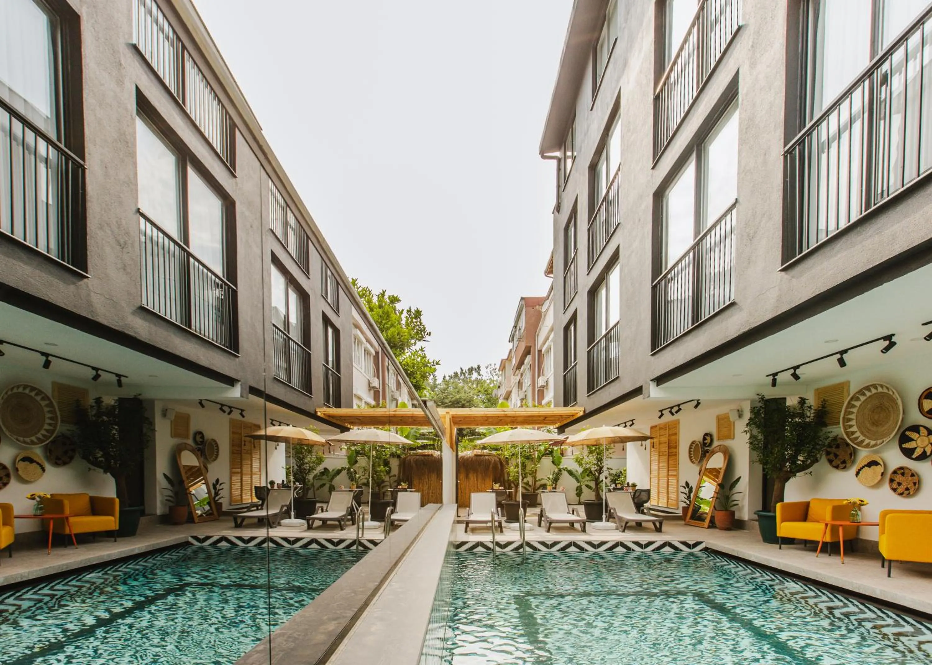 Pool view in Ella Suites Hotel