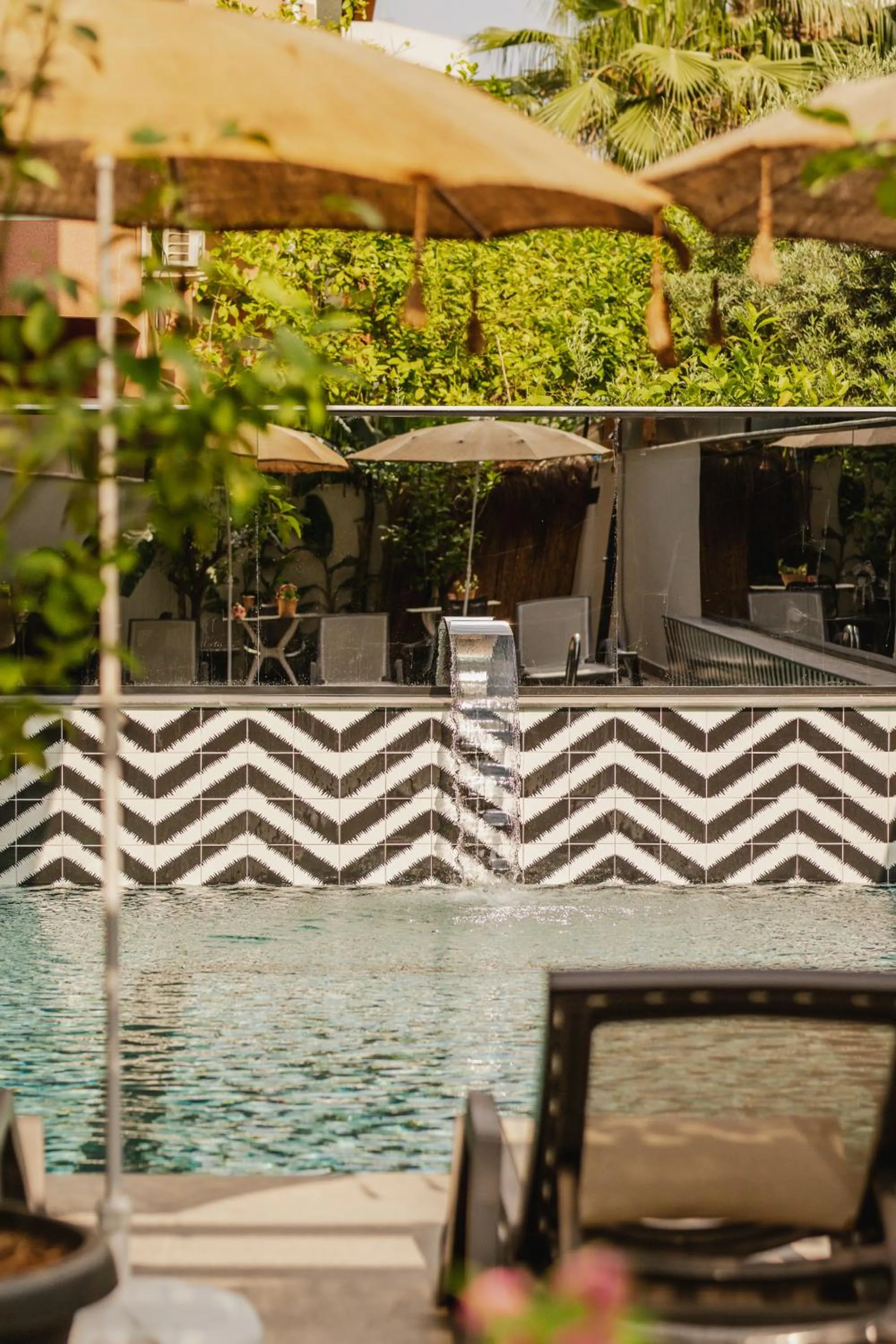 Pool view in Ella Suites Hotel