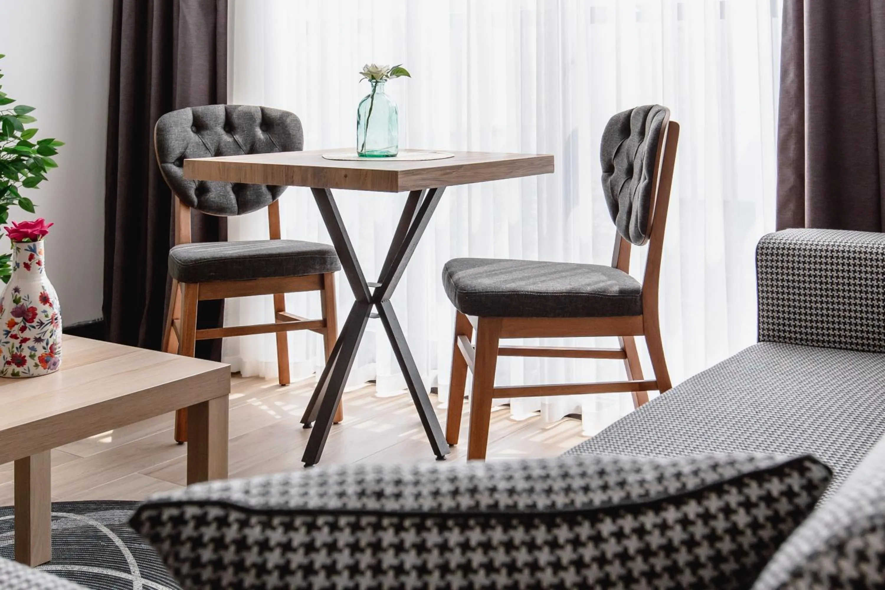 Seating area in Ella Suites Hotel
