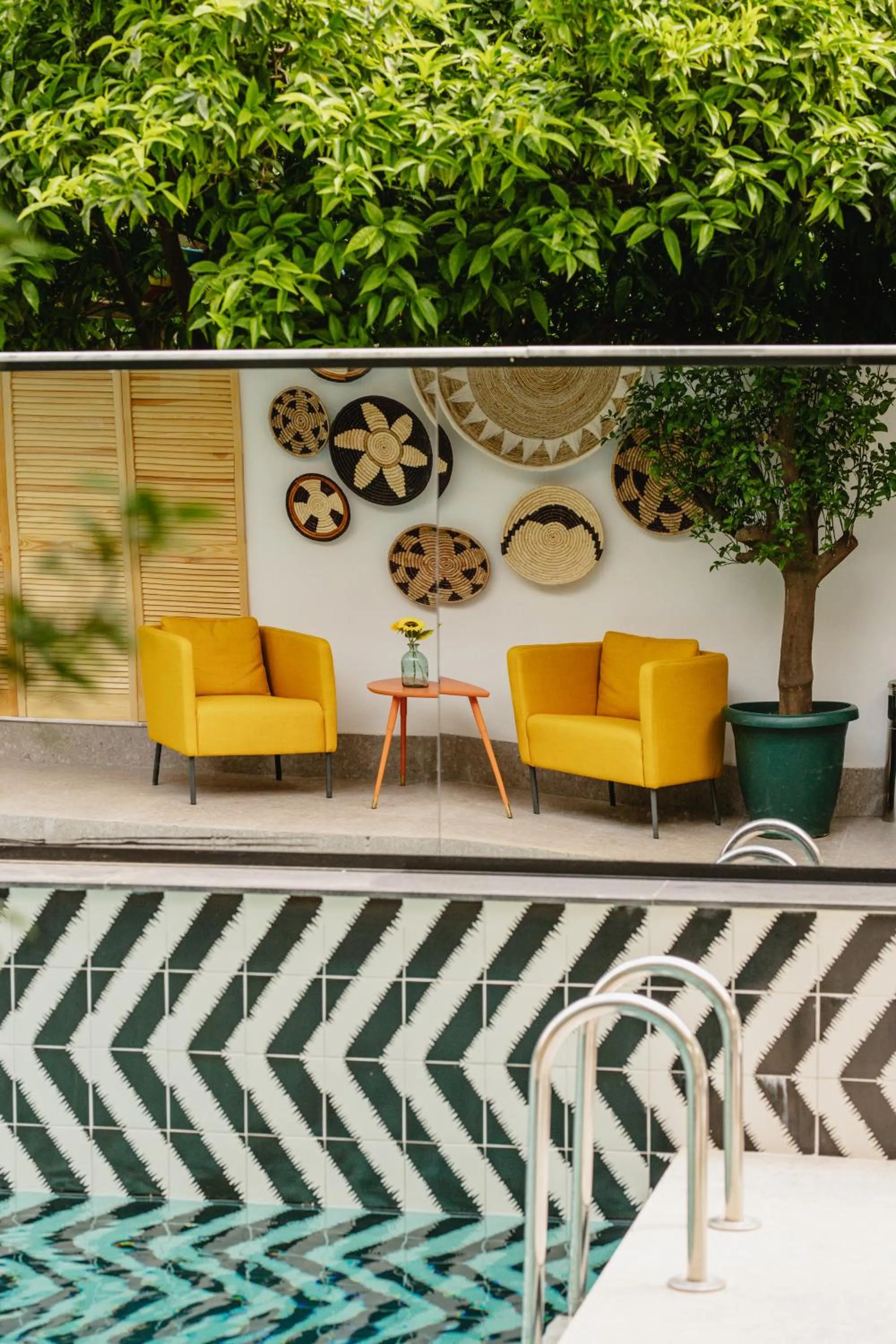 Garden view in Ella Suites Hotel
