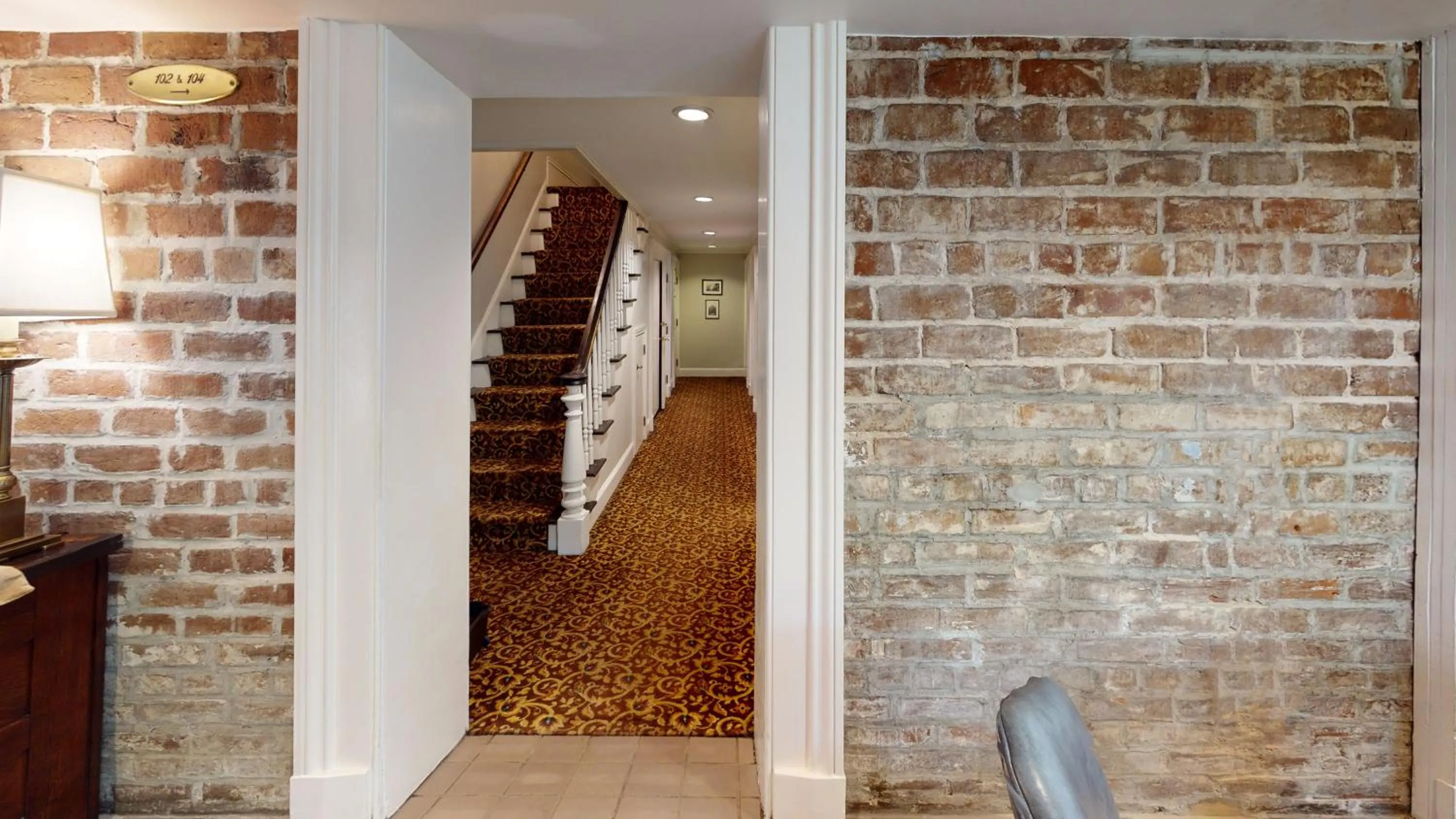 Lobby or reception in The Presidents' Quarters Inn