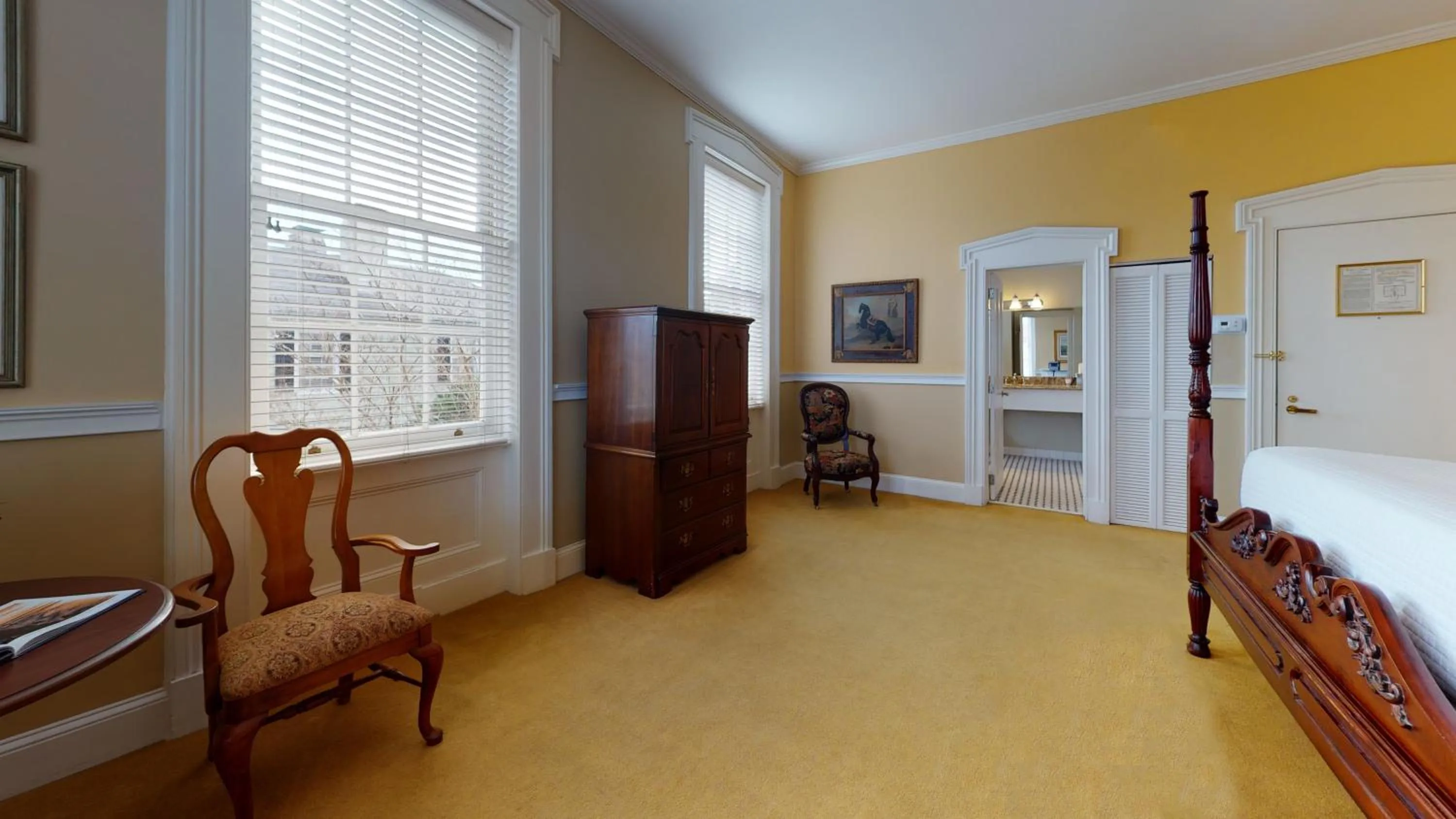 Seating area in The Presidents' Quarters Inn