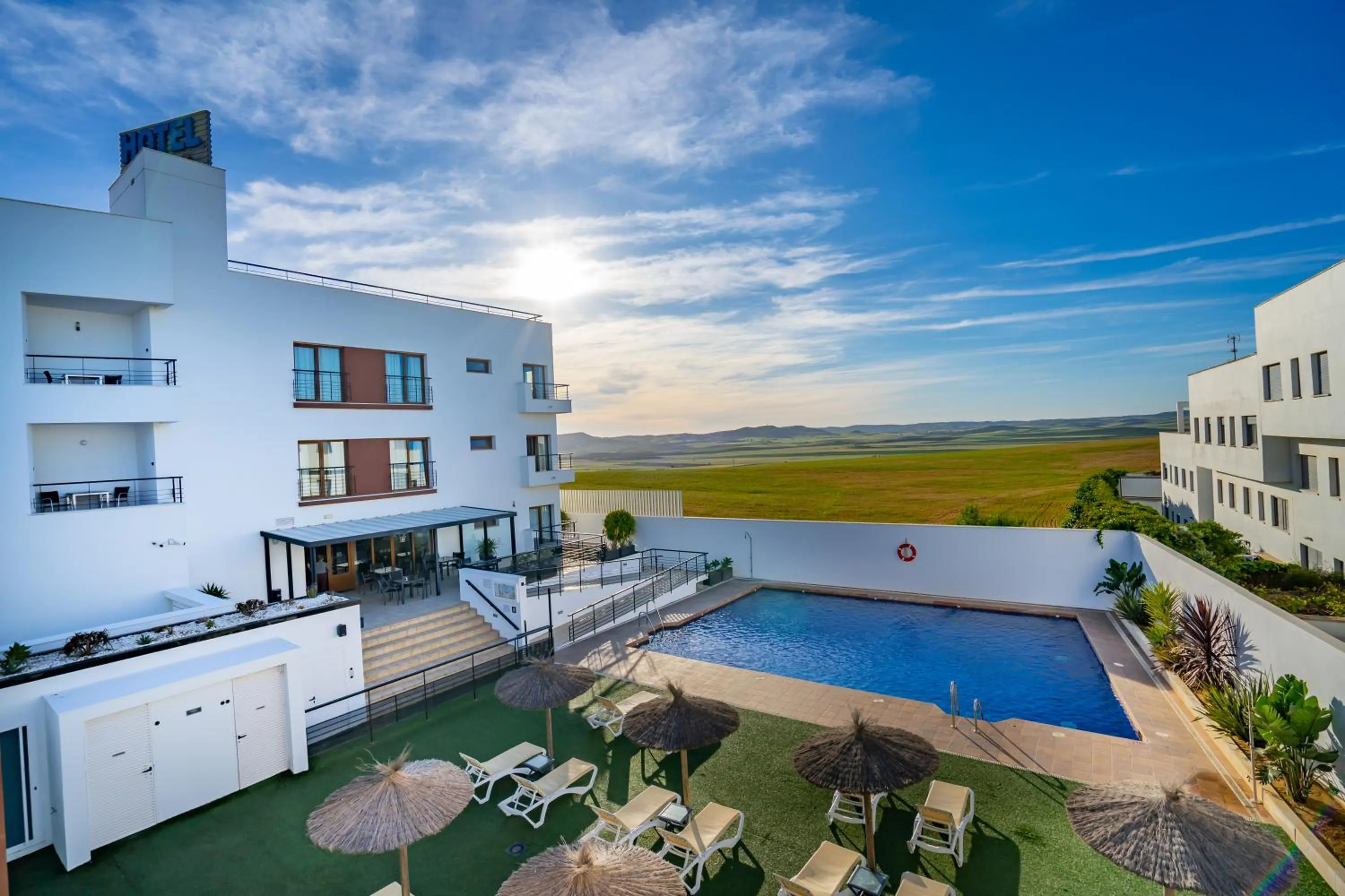 Garden view in Hotel Andalussia