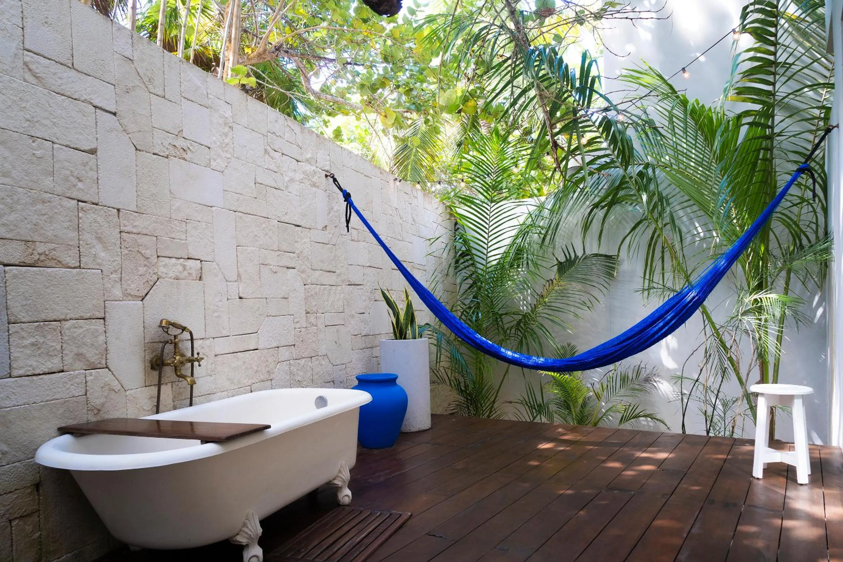 Patio in Lula Tulum, a Small Luxury Hotel
