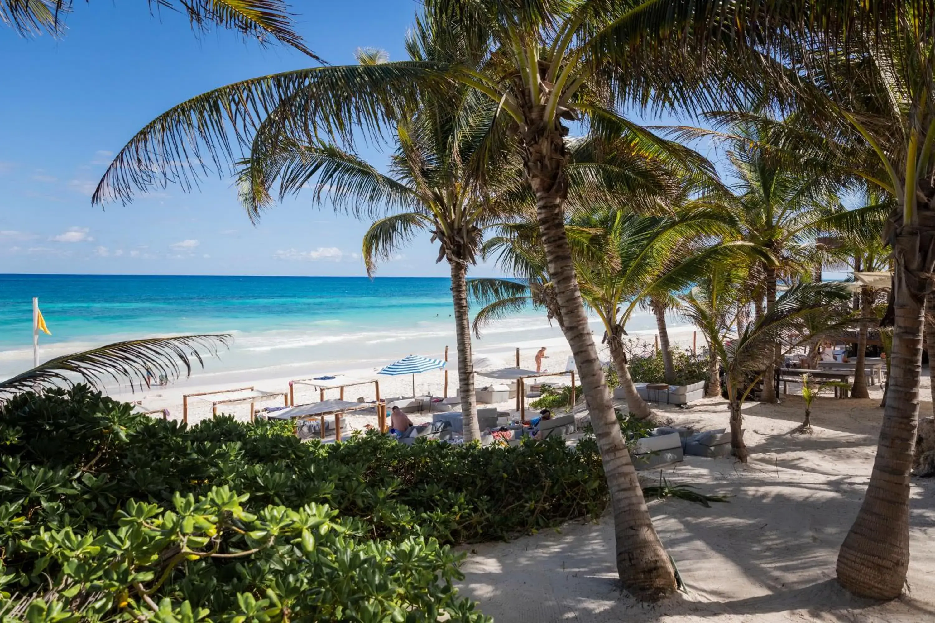 View (from property/room), Beach in Sanara Tulum