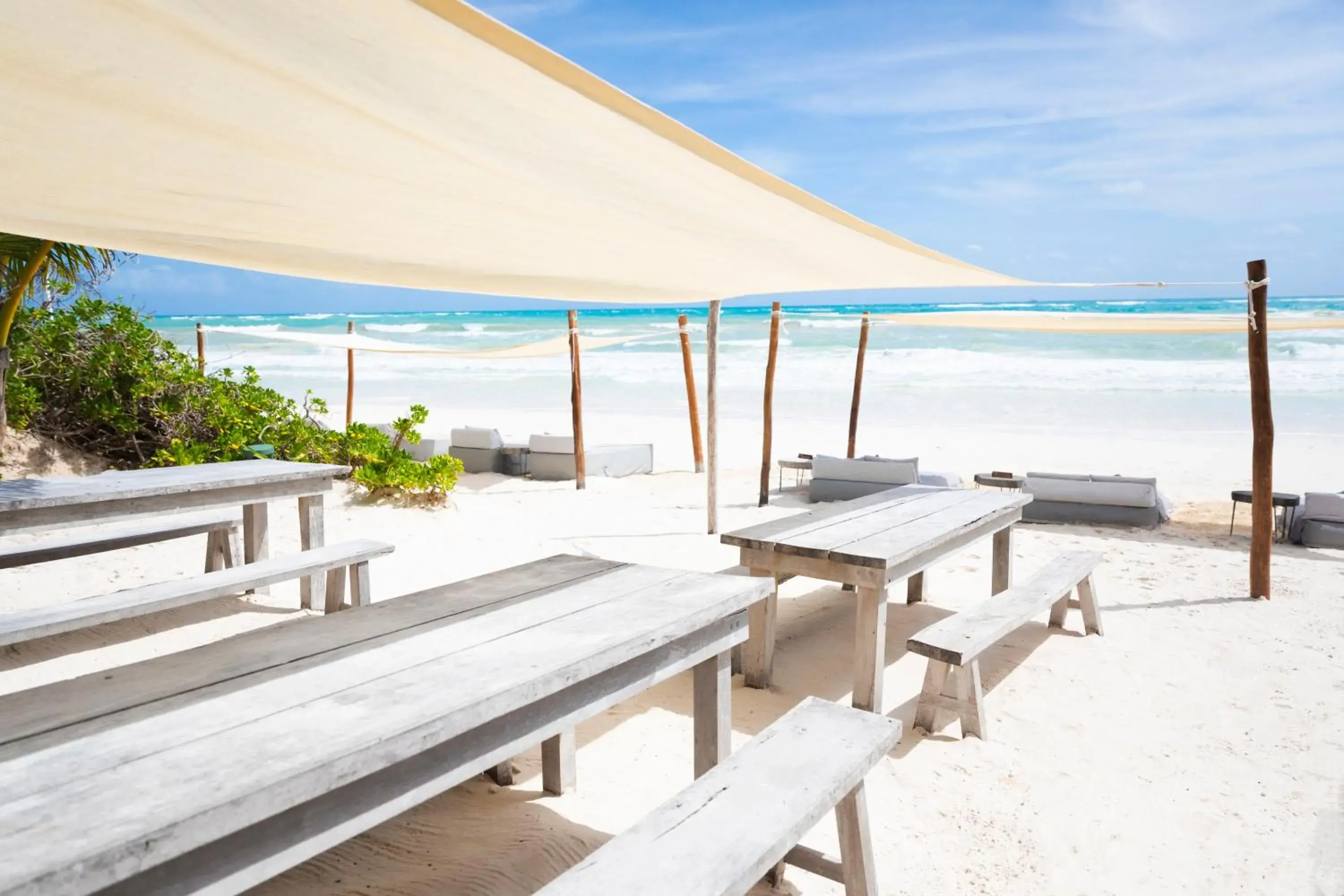 Restaurant/places to eat, Beach in Sanara Tulum