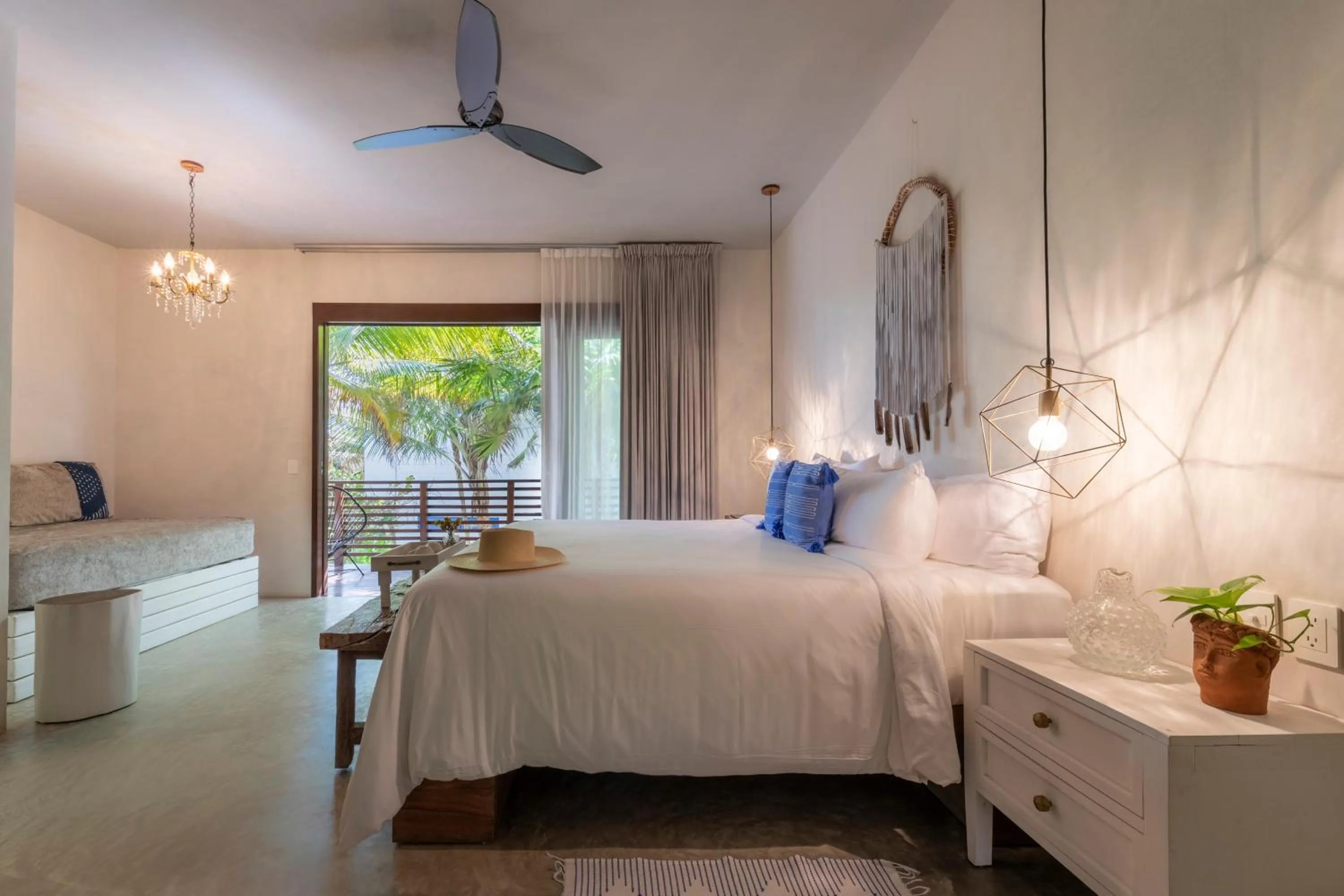 Bed in Lula Tulum, a Small Luxury Hotel