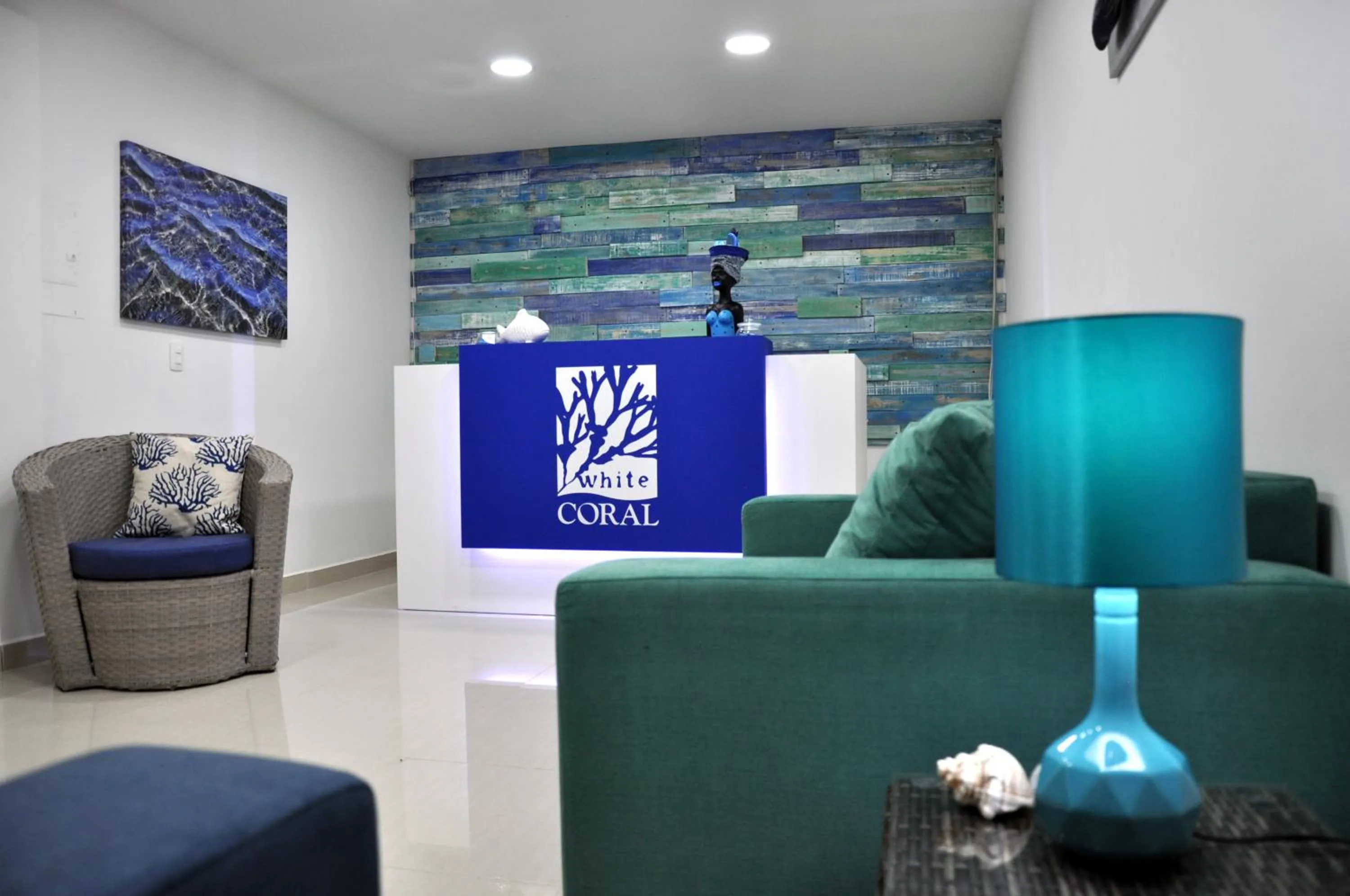 Lobby or reception in White Coral ApartaSuites