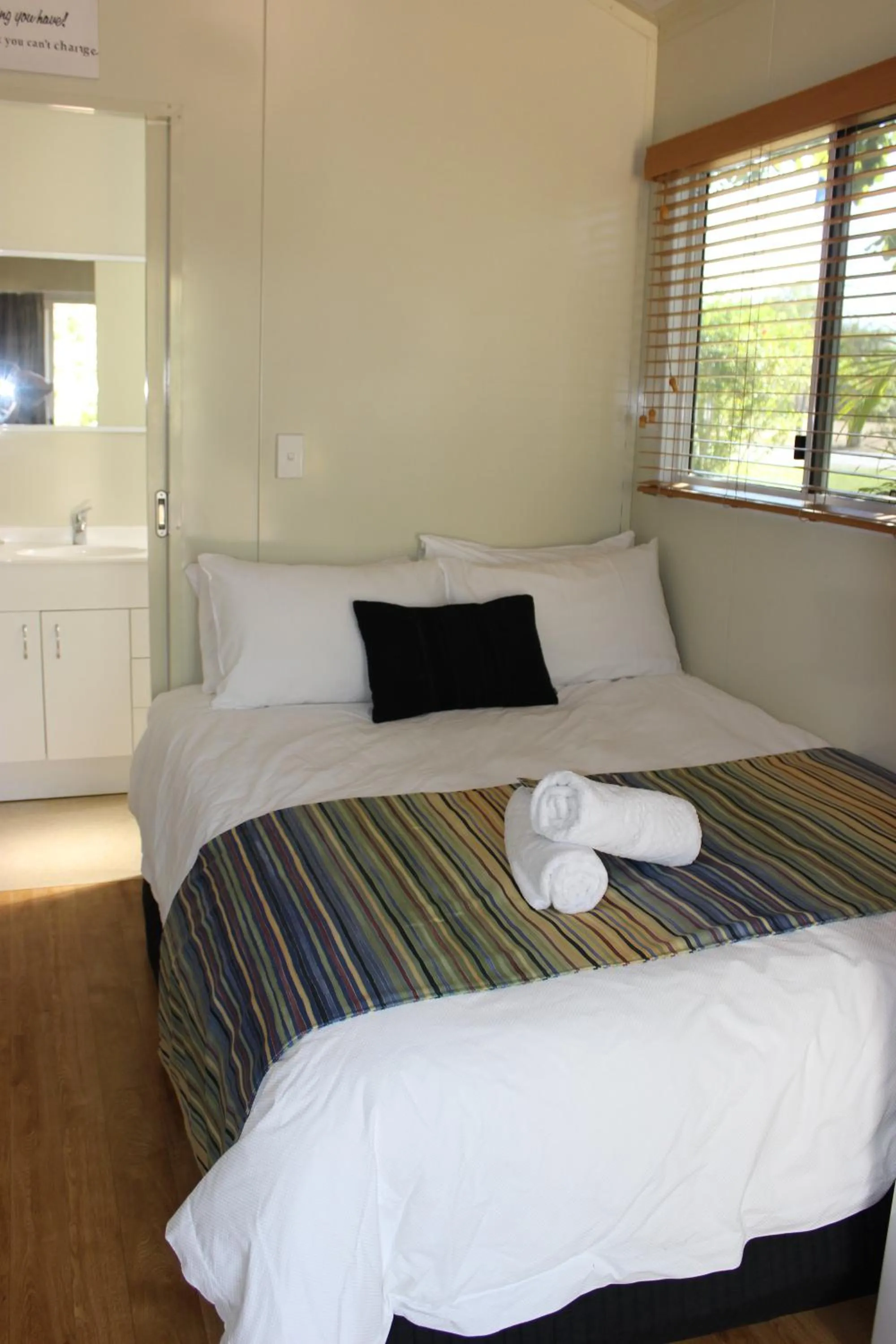 Bed in Aussie Outback Oasis Holiday Park