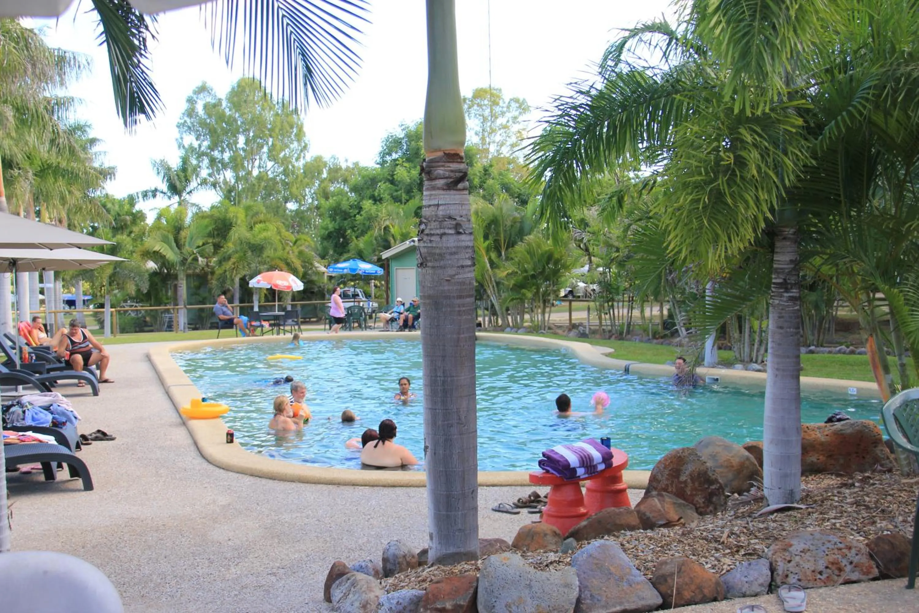 Swimming pool in Aussie Outback Oasis Holiday Park