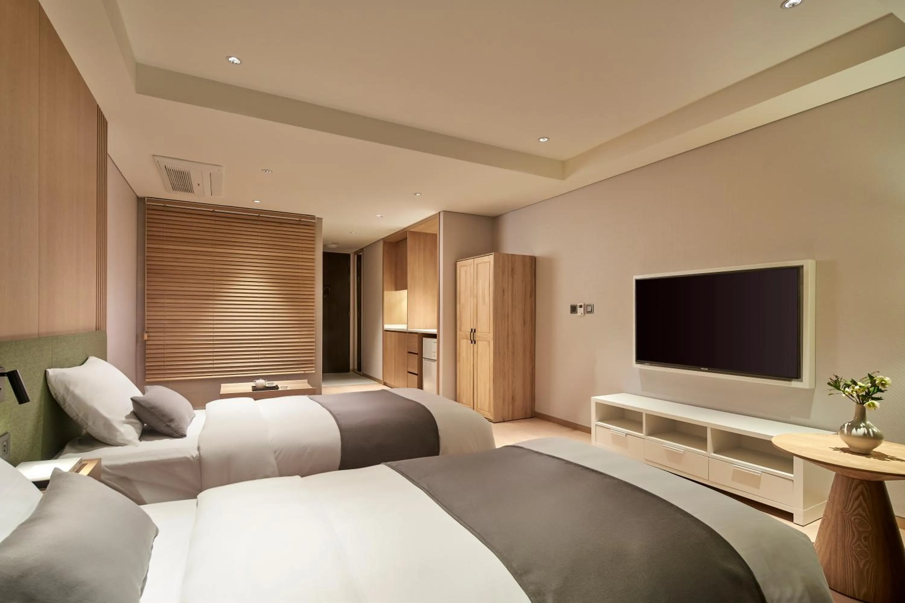 Bed in Lotte Buyeo Resort