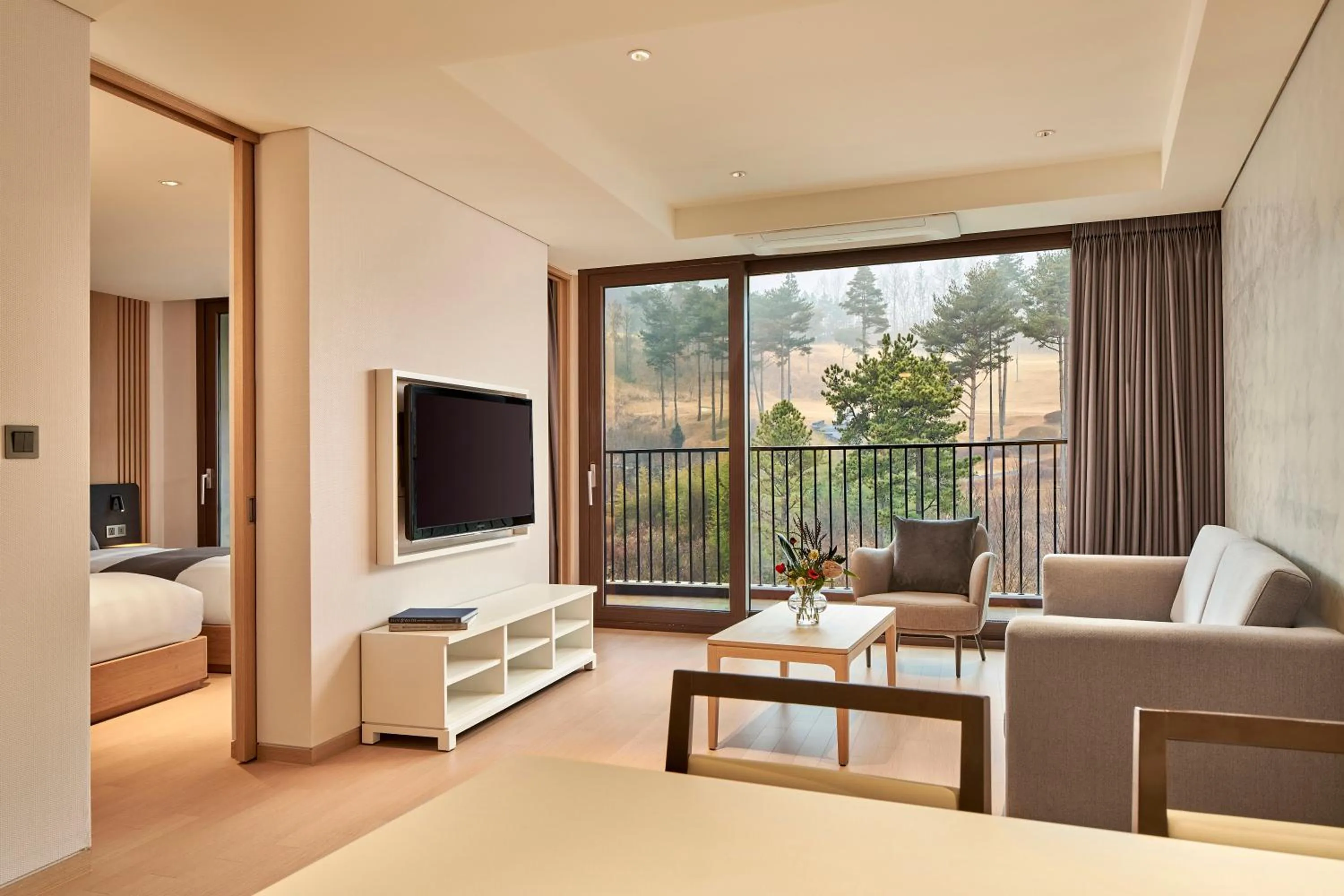 Living room in Lotte Buyeo Resort