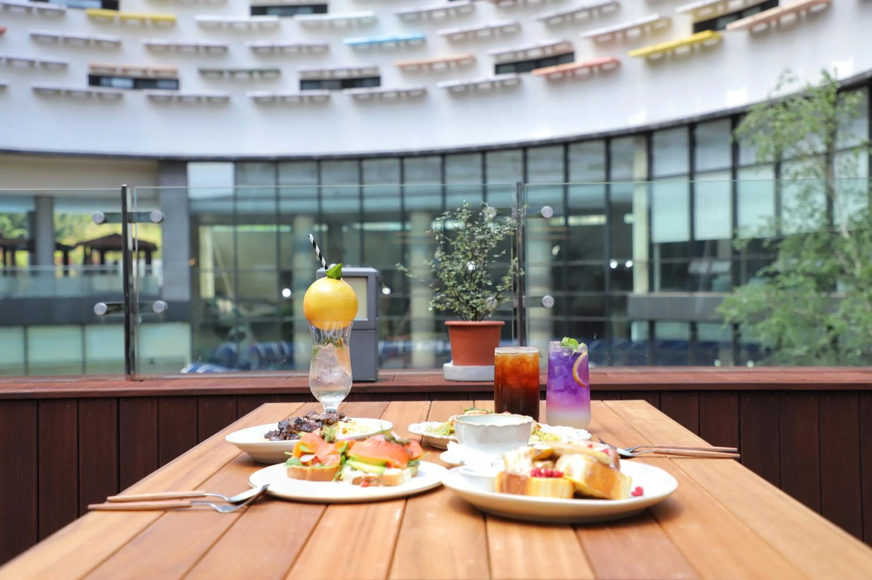 Food and drinks in Lotte Buyeo Resort