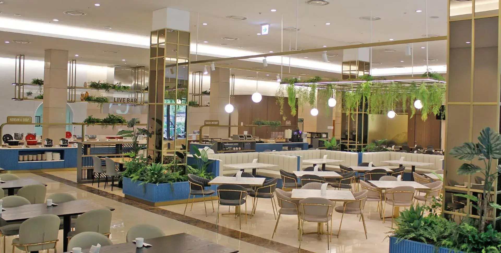 Buffet breakfast in Lotte Buyeo Resort Buffet breakfast in Lotte Buyeo Resort