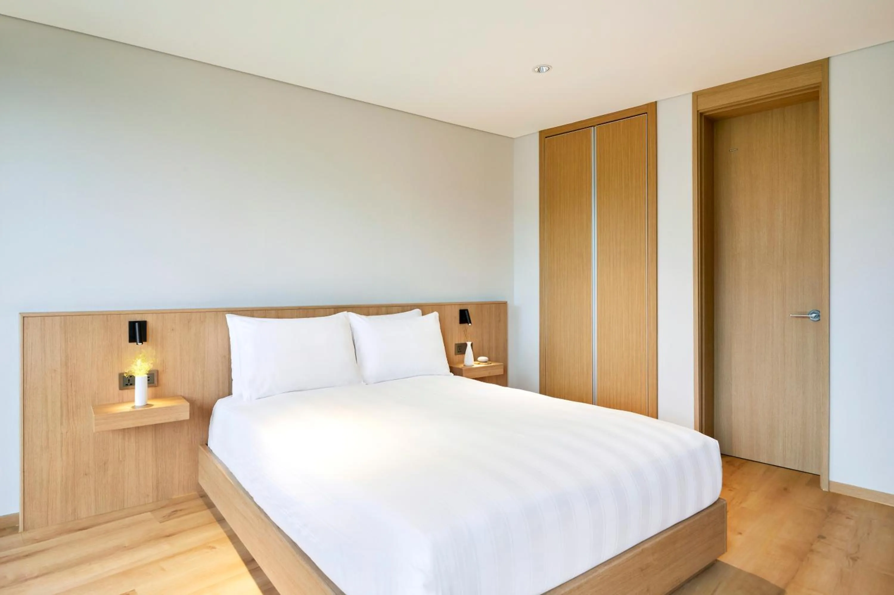 Bed in Lotte Buyeo Resort